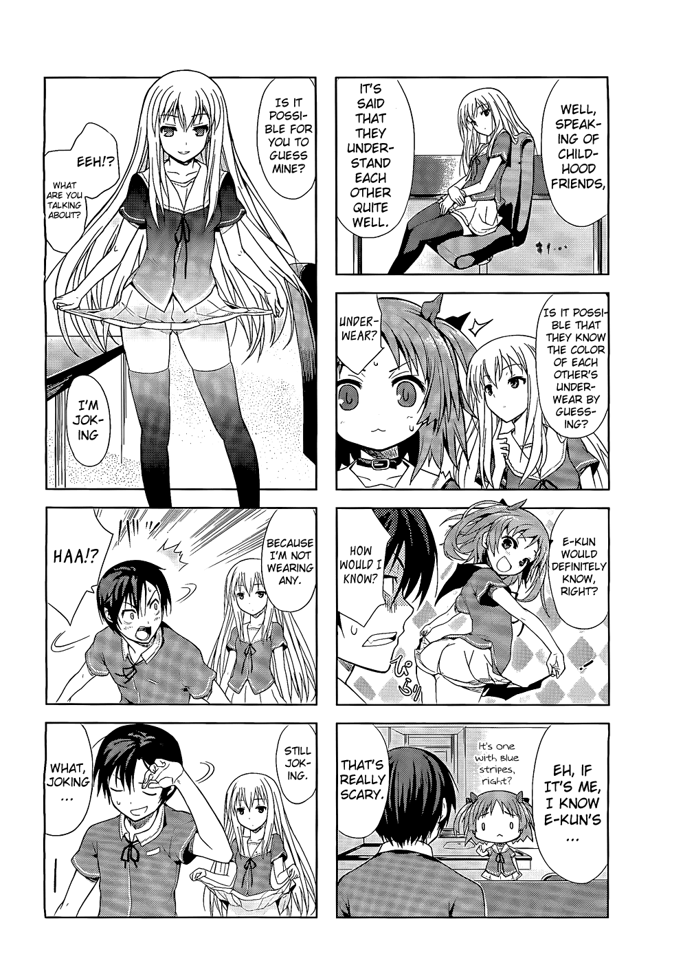 Ore no Kanojo to Osananajimi ga Shuraba Sugiru 4-Koma Chapter 1.2 page 11 - Chapter 1 v2 : Childhood Friend's Romance Will Not Come to Fruition?