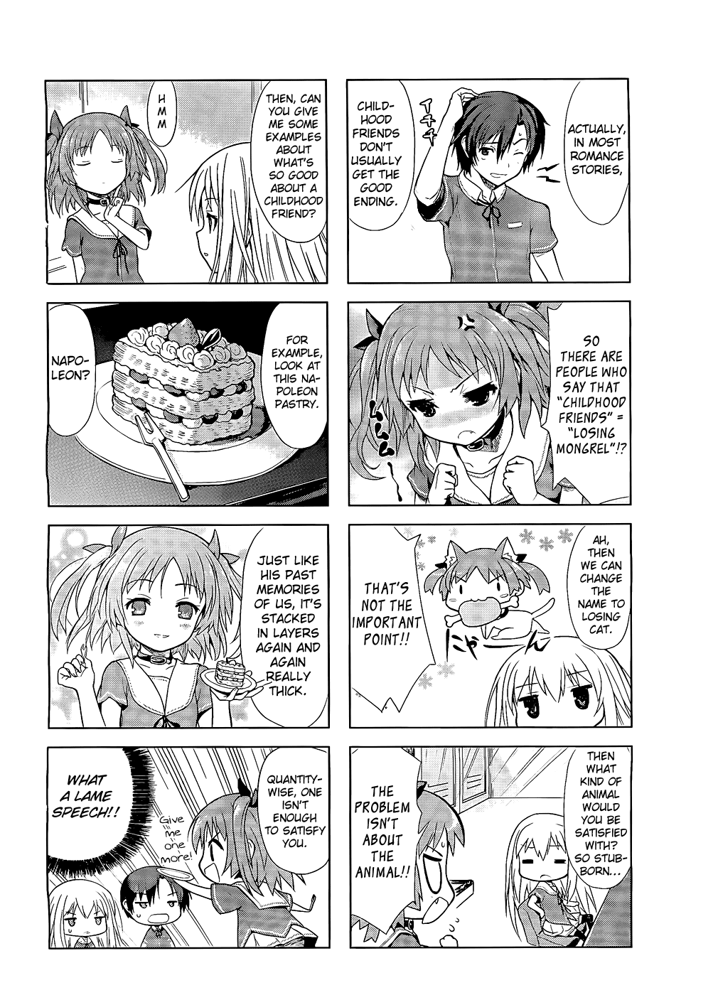 Ore no Kanojo to Osananajimi ga Shuraba Sugiru 4-Koma Chapter 1.2 page 7 - Chapter 1 v2 : Childhood Friend's Romance Will Not Come to Fruition?