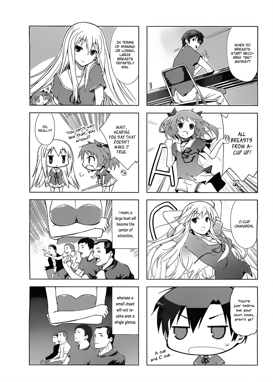 Ore no Kanojo to Osananajimi ga Shuraba Sugiru 4-Koma Chapter 2.2 page 3 - Chapter 2 v2 : Do you like a big chest or a small chest?