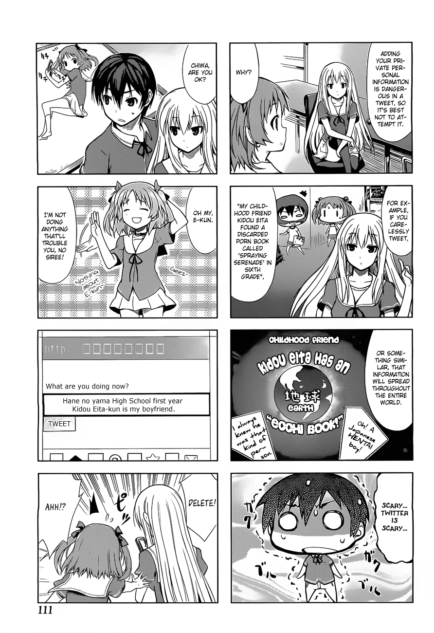 Ore no Kanojo to Osananajimi ga Shuraba Sugiru 4-Koma Chapter 3.2 page 3 - Chapter 3 v2 : Let's Get on Twitter!!