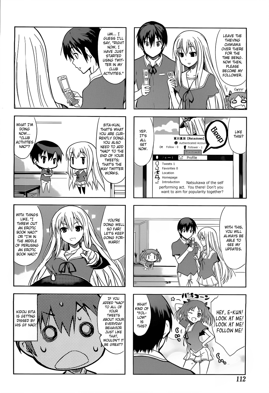 Ore no Kanojo to Osananajimi ga Shuraba Sugiru 4-Koma Chapter 3.2 page 4 - Chapter 3 v2 : Let's Get on Twitter!!