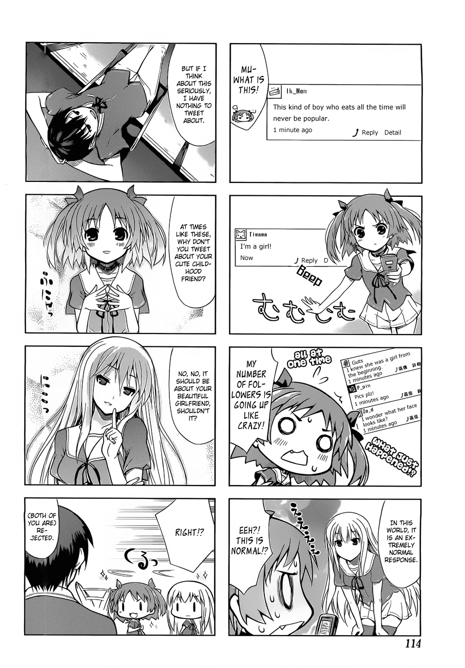 Ore no Kanojo to Osananajimi ga Shuraba Sugiru 4-Koma Chapter 3.2 page 6 - Chapter 3 v2 : Let's Get on Twitter!!
