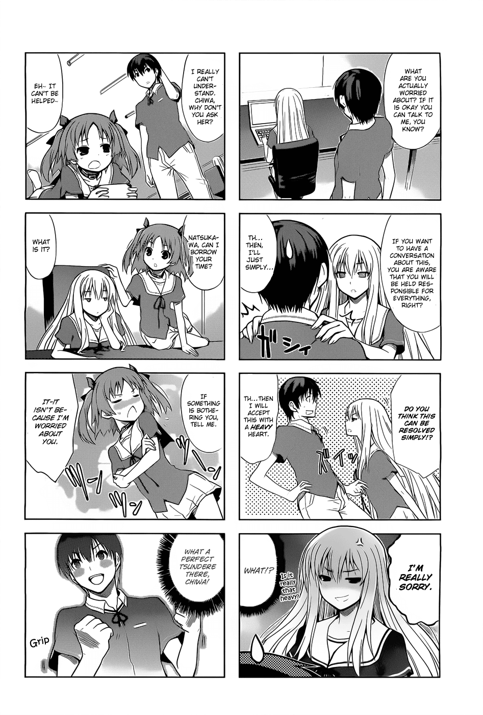 Ore no Kanojo to Osananajimi ga Shuraba Sugiru 4-Koma Chapter 4.2 page 5 - Chapter 4 v2 : Masuzu gained weight!?