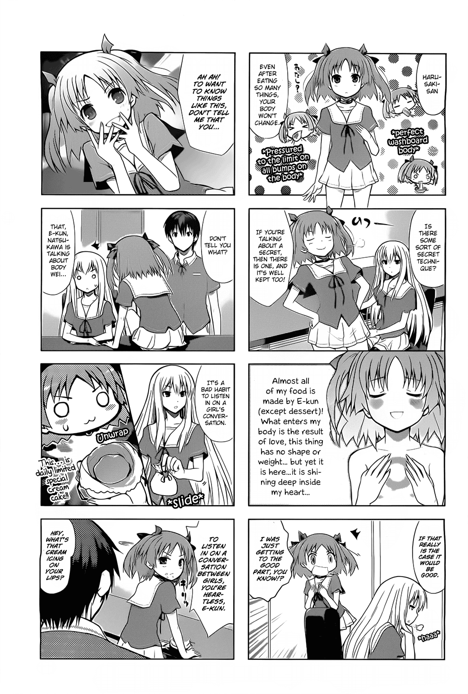 Ore no Kanojo to Osananajimi ga Shuraba Sugiru 4-Koma Chapter 4.2 page 6 - Chapter 4 v2 : Masuzu gained weight!?