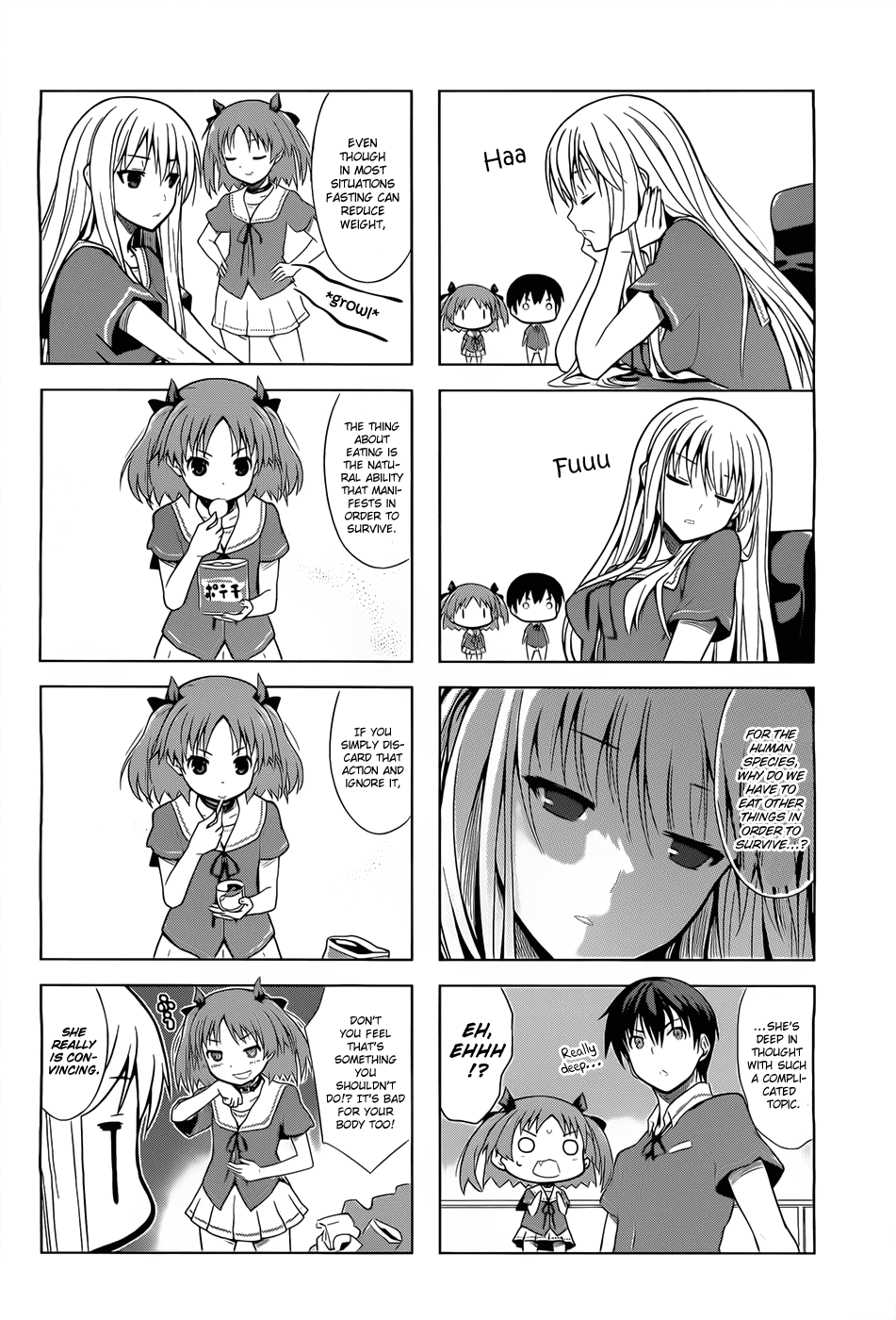 Ore no Kanojo to Osananajimi ga Shuraba Sugiru 4-Koma Chapter 4.2 page 7 - Chapter 4 v2 : Masuzu gained weight!?