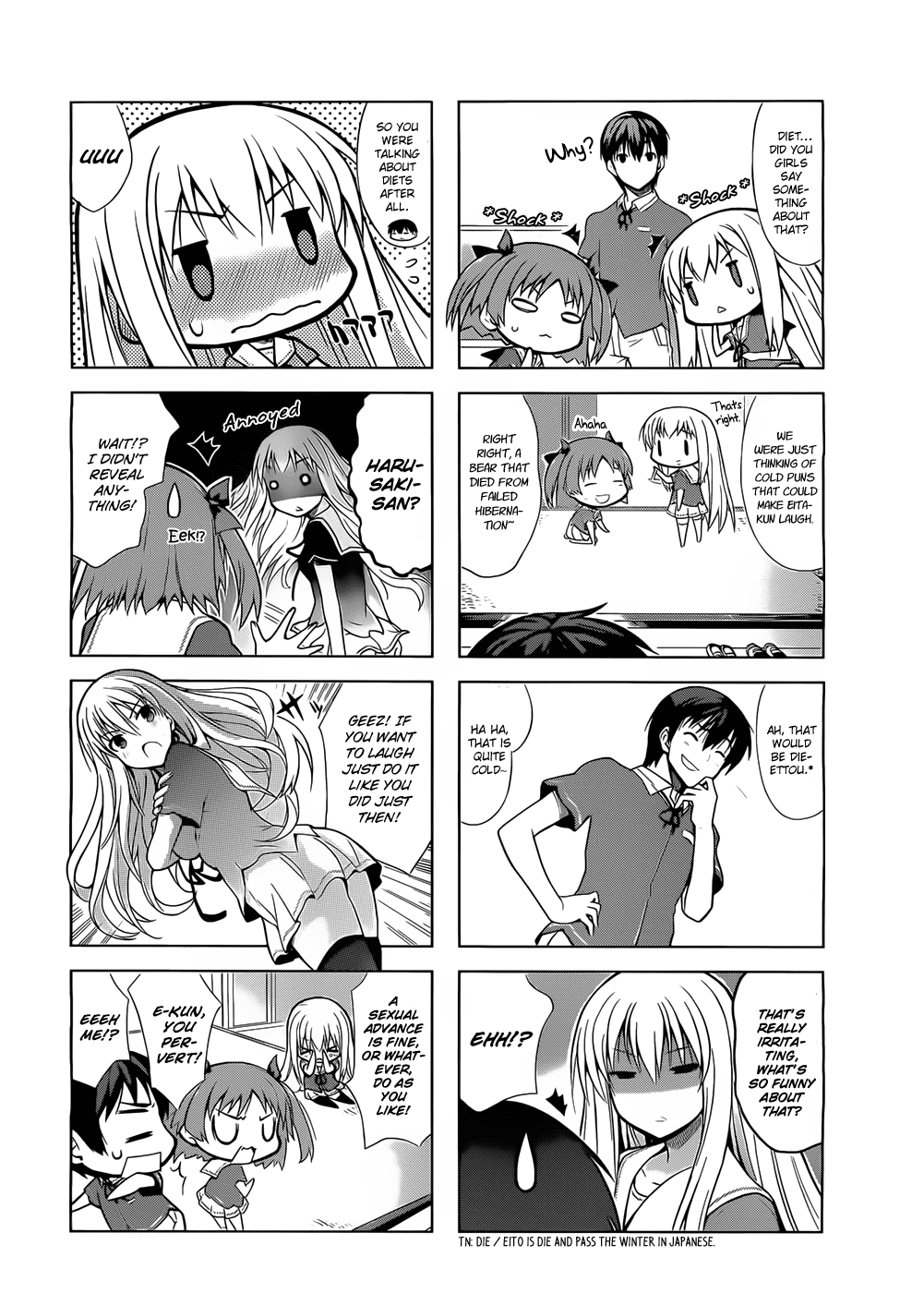 Ore no Kanojo to Osananajimi ga Shuraba Sugiru 4-Koma Chapter 4.2 page 9 - Chapter 4 v2 : Masuzu gained weight!?