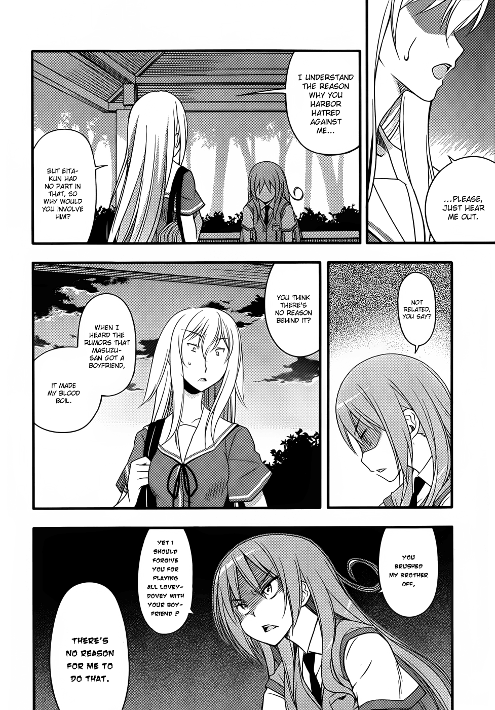 Ore no Kanojo to Osananajimi ga Shuraba Sugiru + H Chapter 9 page 22 - Chapter 9: A Cruel Lie and a Harsh Truth
