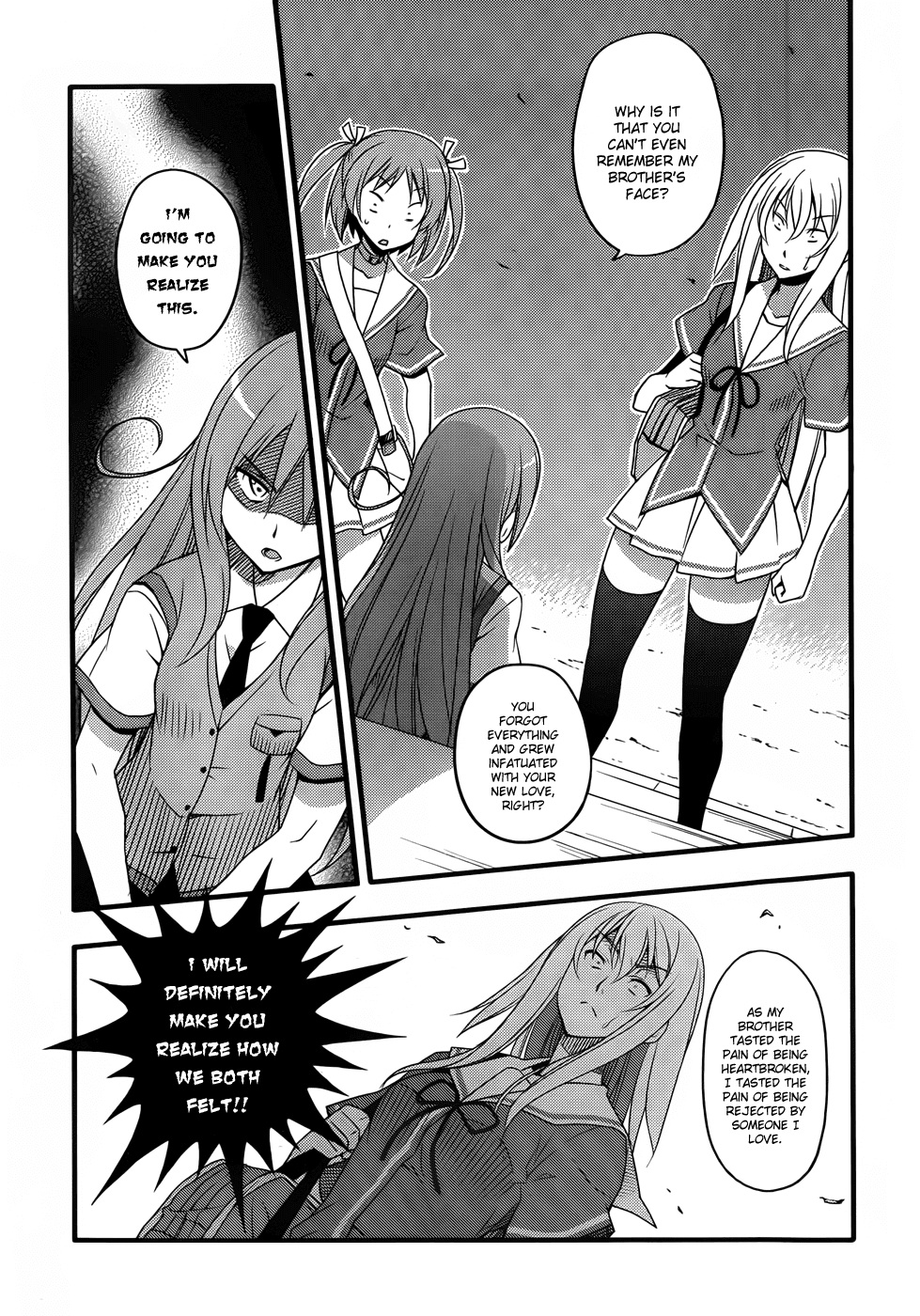 Ore no Kanojo to Osananajimi ga Shuraba Sugiru + H Chapter 9 page 23 - Chapter 9: A Cruel Lie and a Harsh Truth