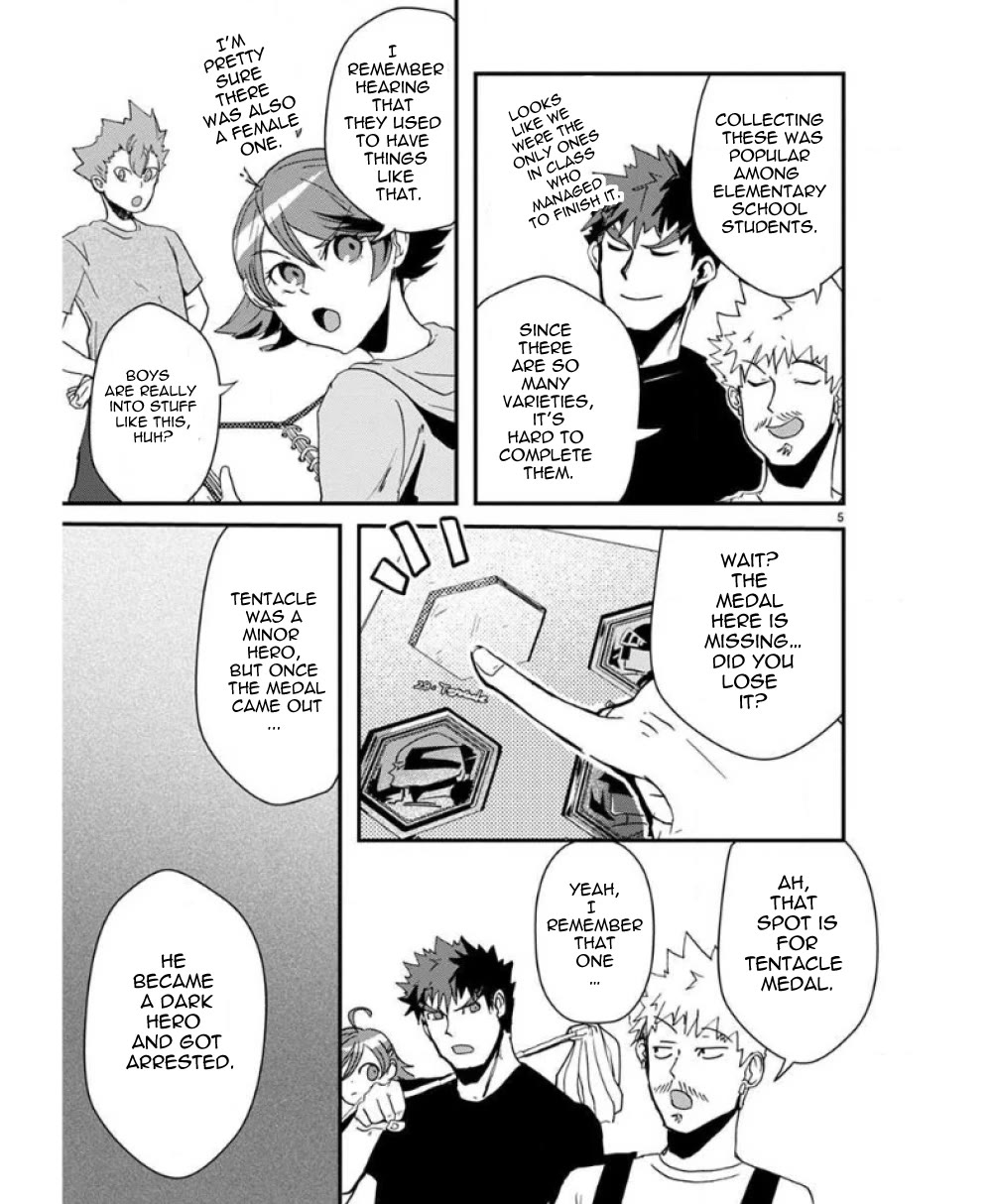 Ore to Hero to Mahou Shoujo Chapter 34 page 6 - Chapter 34: Tentacle Medal