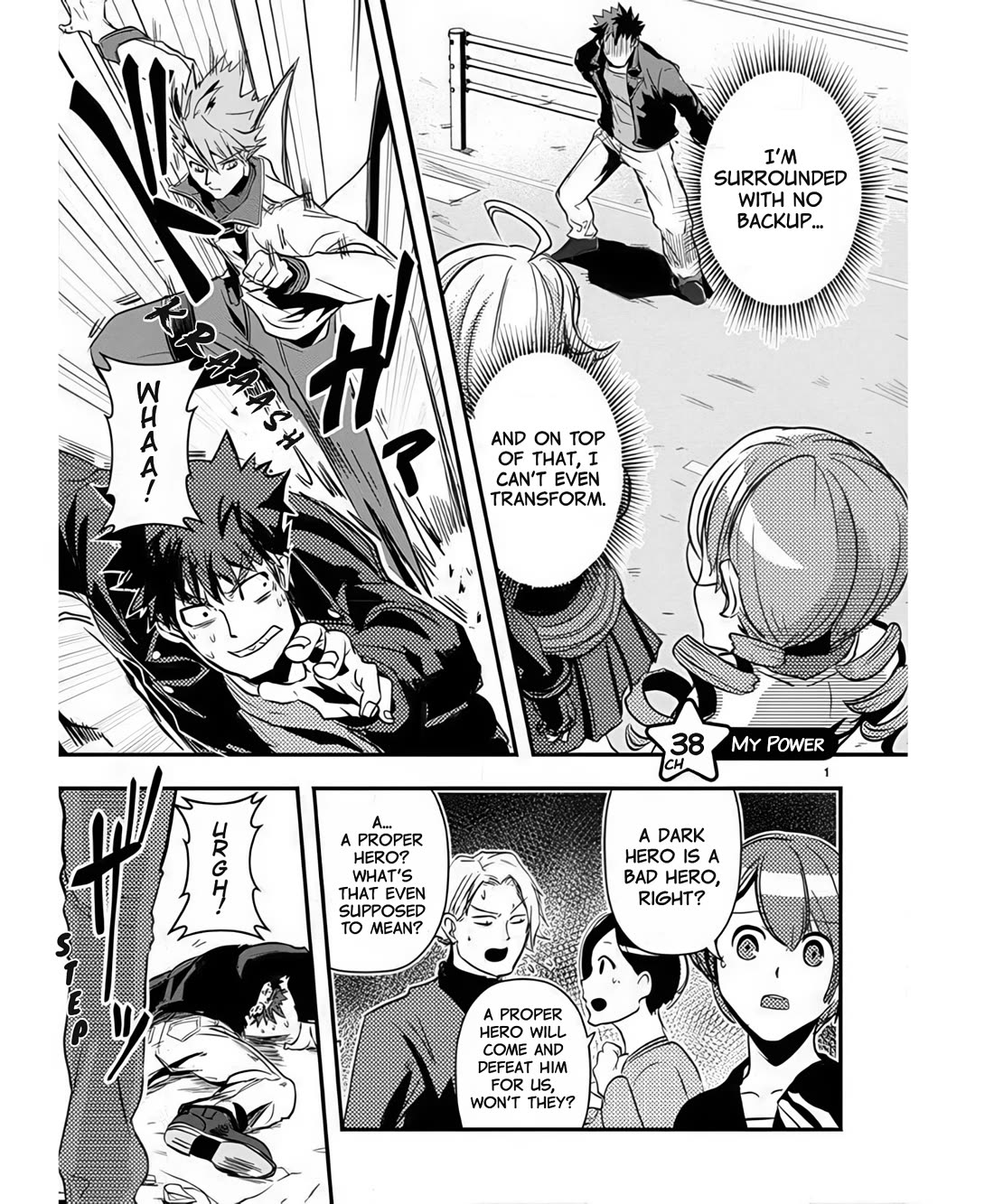 Ore to Hero to Mahou Shoujo Chapter 38 page 1 - Chapter 38: My Power