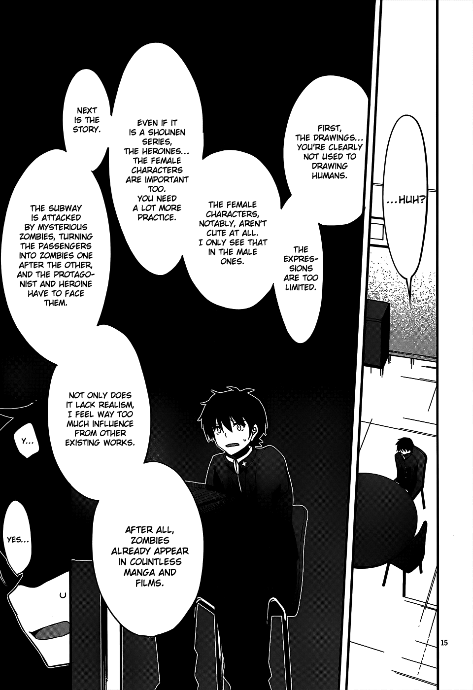 Ore to Kanojo no Moe yo Pen Chapter 1.2 page 15 - Chapter 1 v2 : Chapter 1