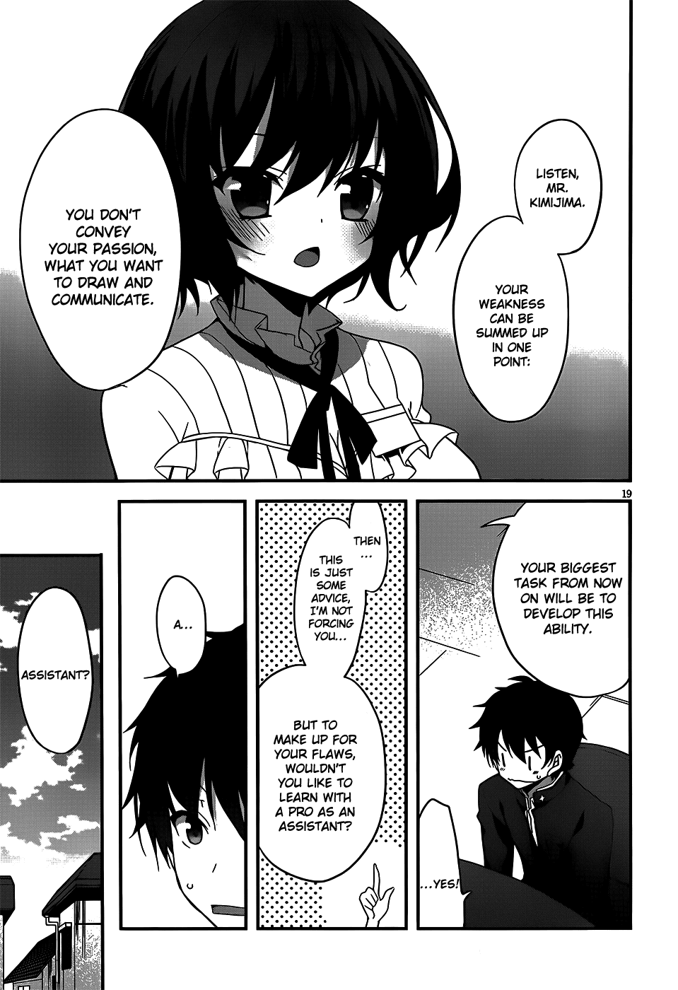 Ore to Kanojo no Moe yo Pen Chapter 1.2 page 19 - Chapter 1 v2 : Chapter 1
