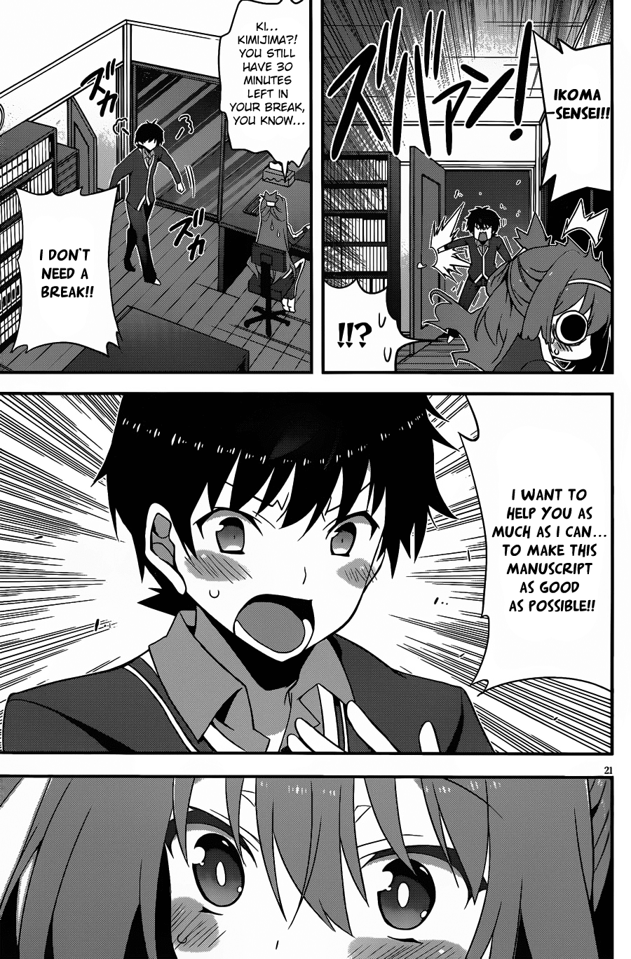 Ore to Kanojo no Moe yo Pen Chapter 2.2 page 21 - Chapter 2 v2 : Chapter 2