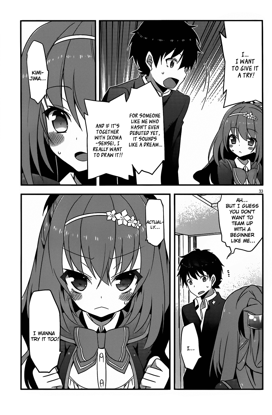 Ore to Kanojo no Moe yo Pen Chapter 2.2 page 33 - Chapter 2 v2 : Chapter 2