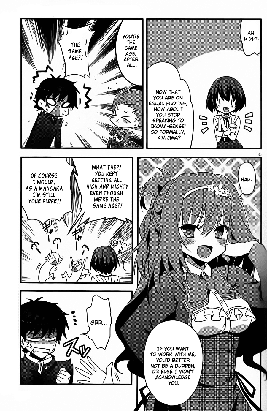 Ore to Kanojo no Moe yo Pen Chapter 2.2 page 35 - Chapter 2 v2 : Chapter 2