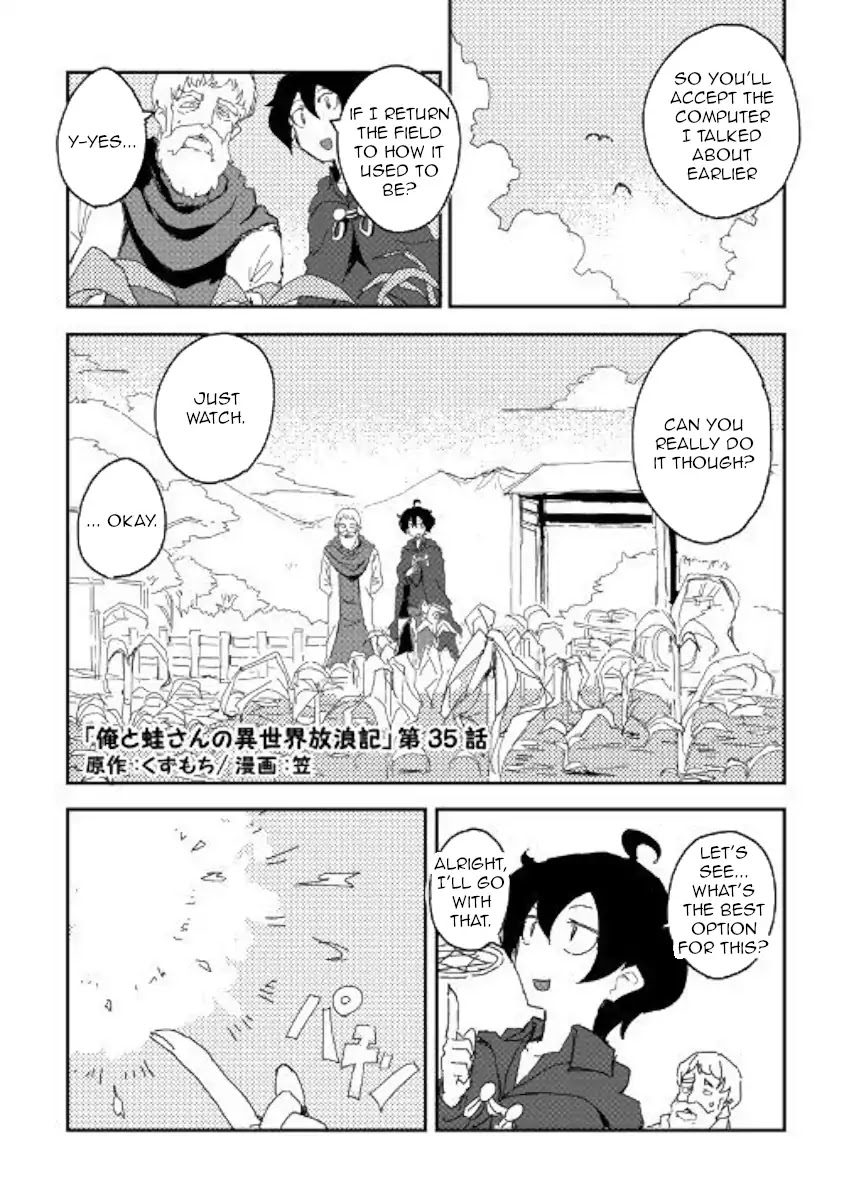 Ore to Kawazu-san no Isekai Hourouki Chapter 35 page 1 - Chapter 35