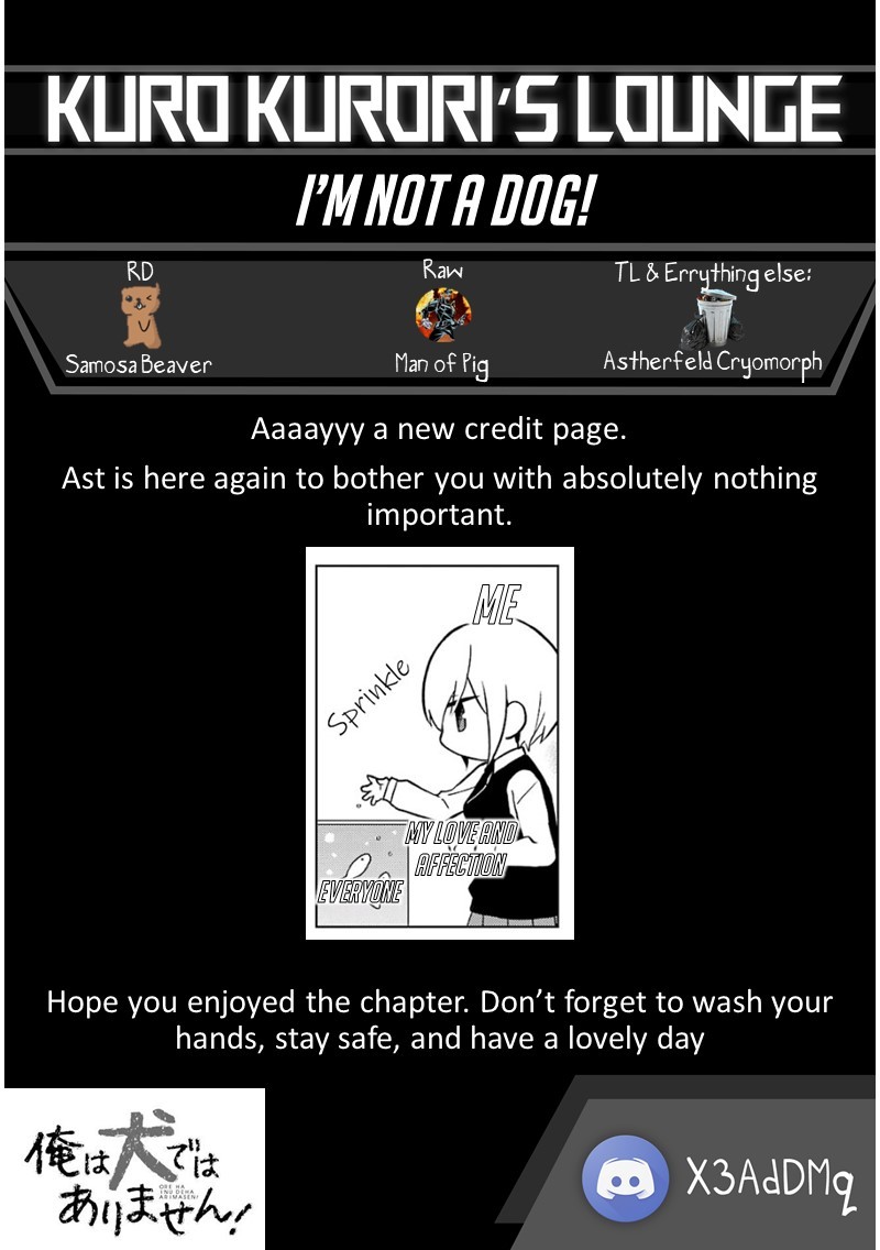 Ore Wa Inu Dewa Arimasen! Chapter 11 page 12 - Chapter 11: Senpai and Total Darkness