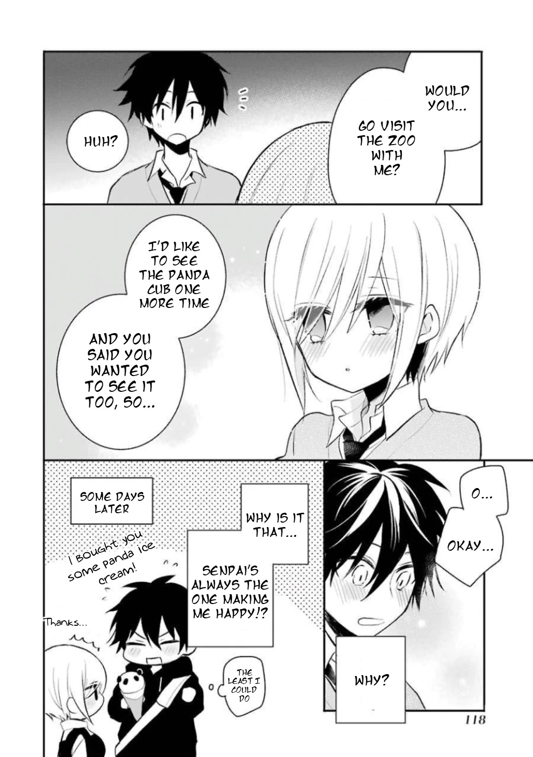 Ore Wa Inu Dewa Arimasen! Chapter 28.1 page 8 - Chapter 28.1: Senpai's Kindness