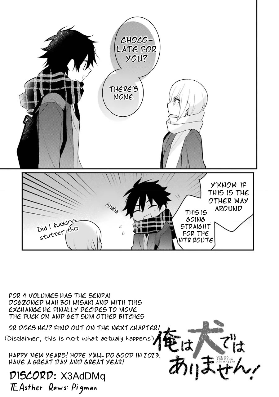 Ore Wa Inu Dewa Arimasen! Chapter 32 page 12 - Chapter 32: Senpai and Valentine's Day (1)