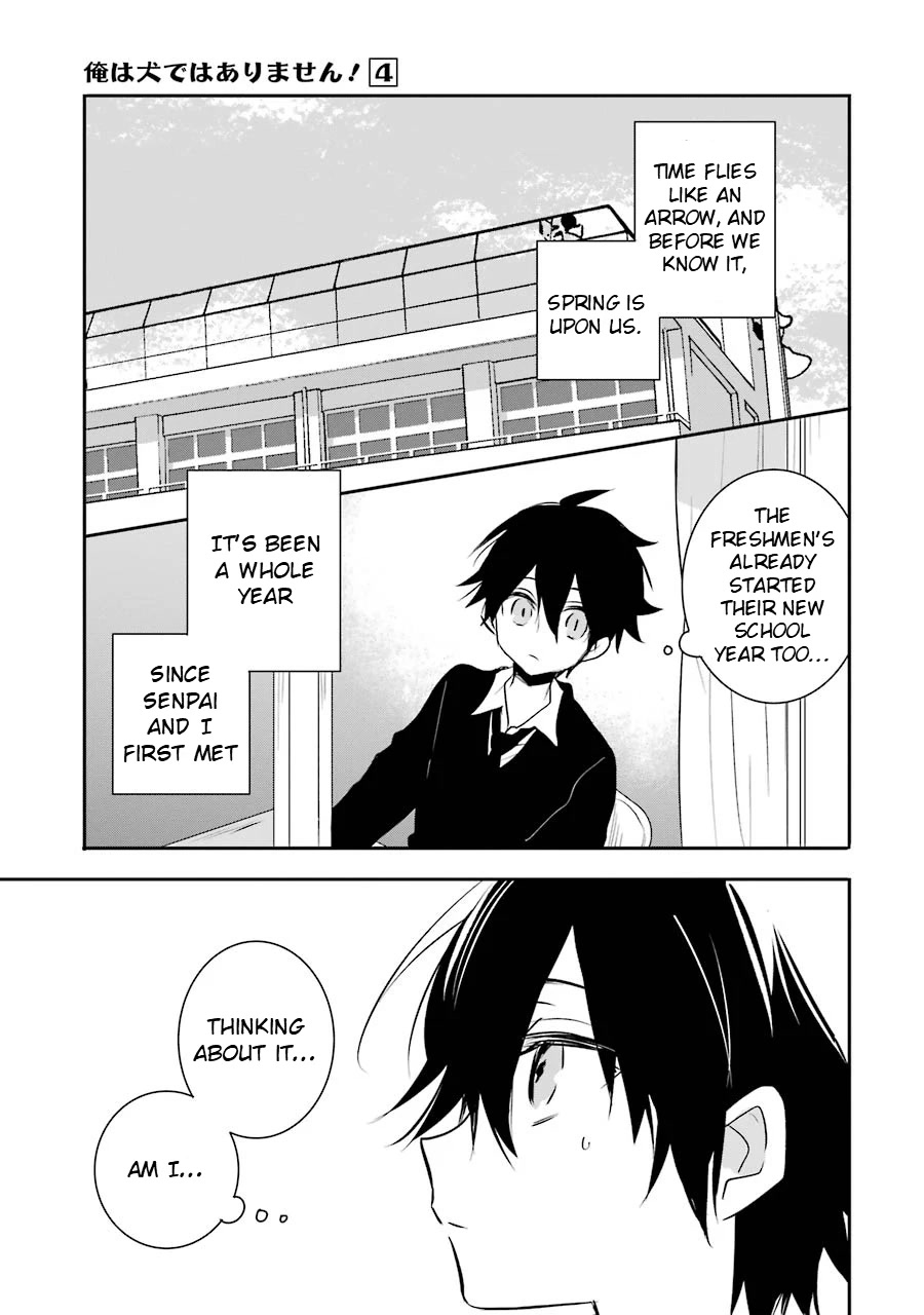 Ore Wa Inu Dewa Arimasen! Chapter 34 page 1 - Chapter 34: My Feelings Towards Senpai