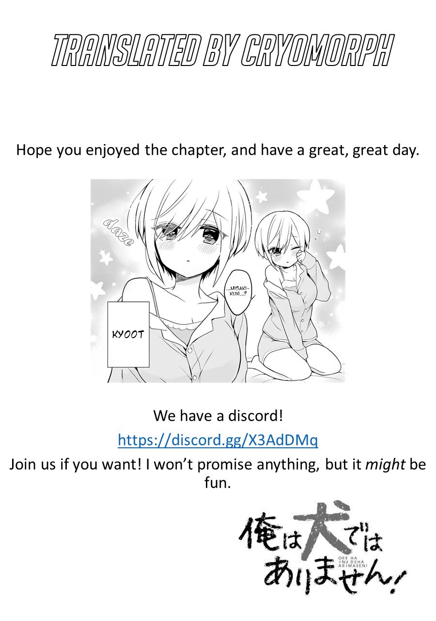 Ore Wa Inu Dewa Arimasen! Chapter 7 page 10 - Chapter 7: A Morning Call for Senpai