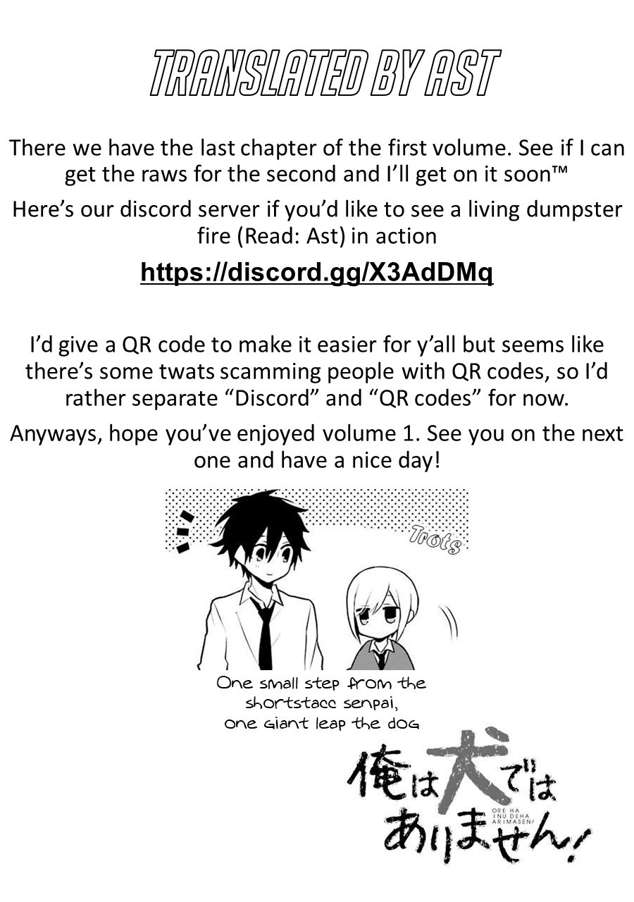 Ore Wa Inu Dewa Arimasen! Chapter 9.7 page 9 - Chapter 9.7: Bonus 3: A Small Change