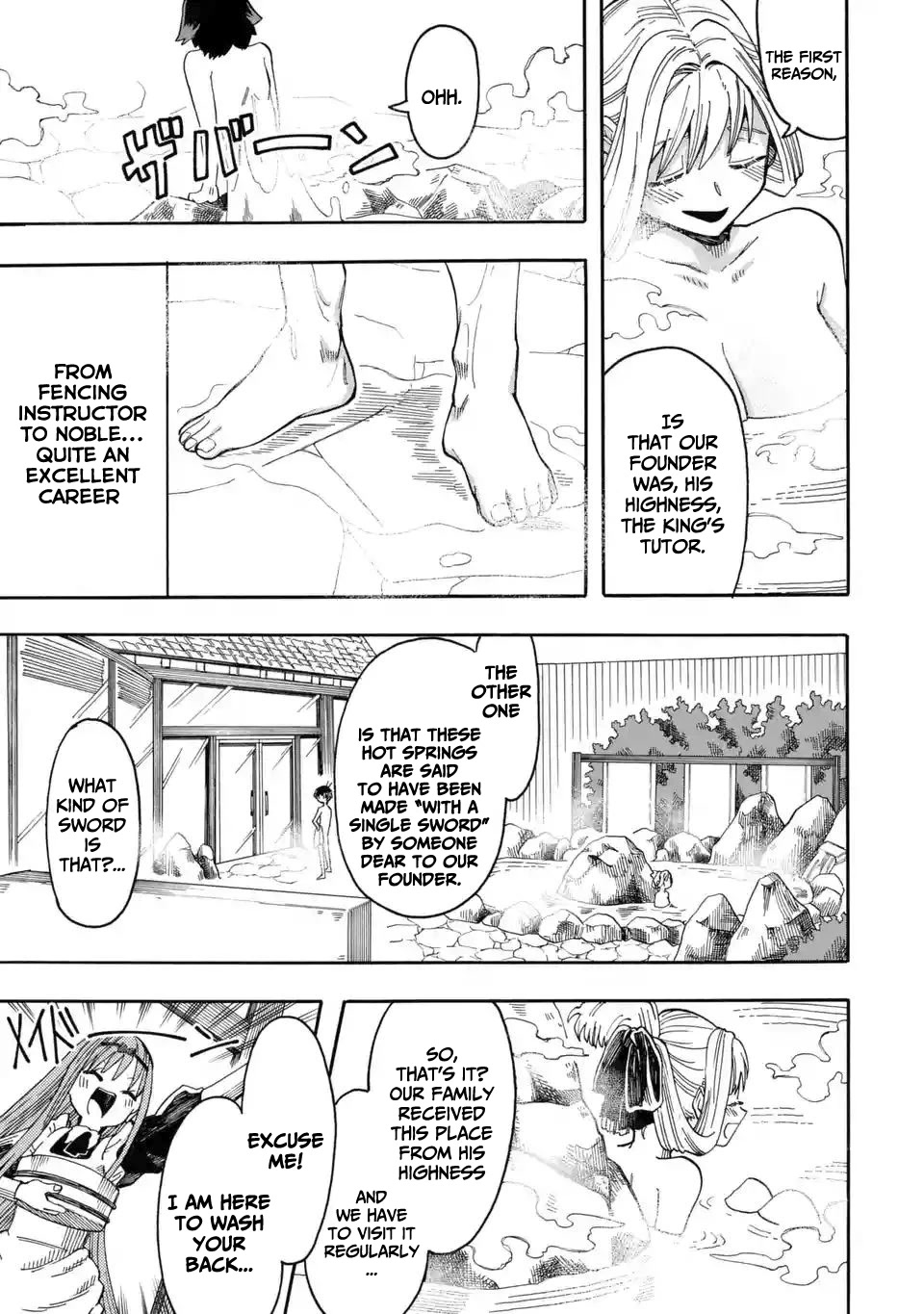 Ore wa Mada, Honki o Dashite Inai Chapter 9 page 6 - Chapter 9: Work at the hot spring