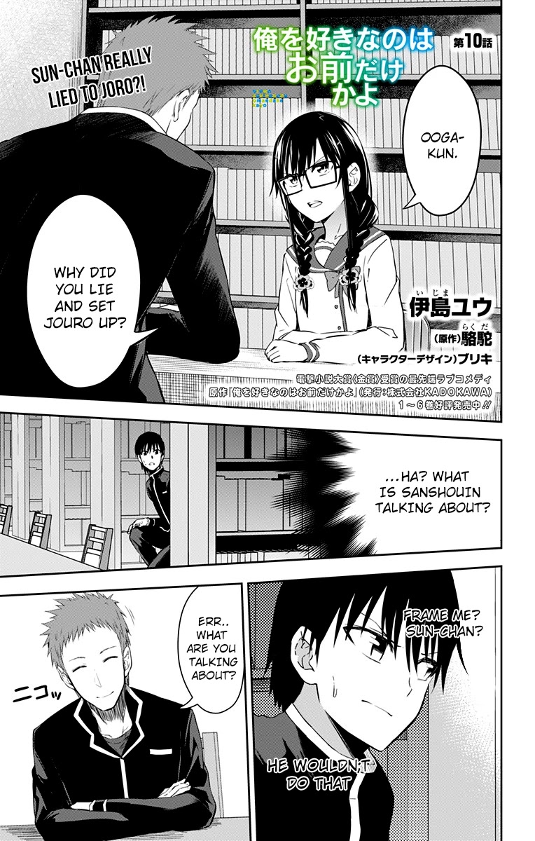 Ore wo Suki Nano wa Omae Dake ka yo Chapter 10 page 2 - Chapter 10