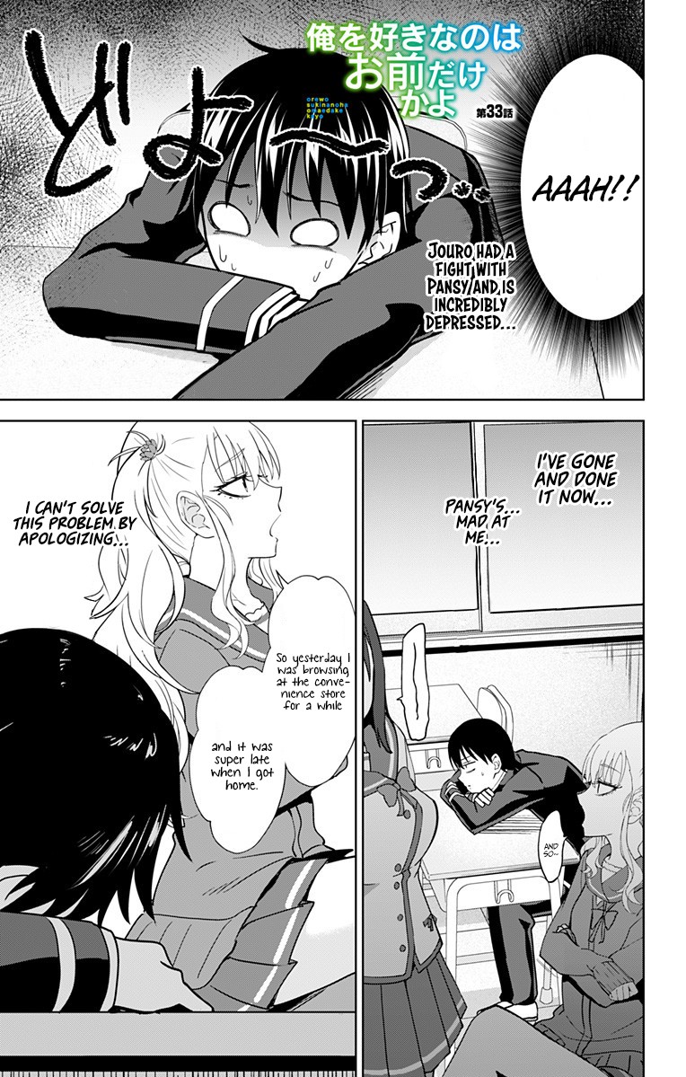 Ore wo Suki Nano wa Omae Dake ka yo Chapter 33 page 2 - Chapter 33