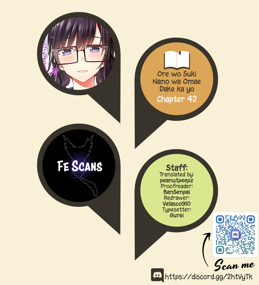 Ore wo Suki Nano wa Omae Dake ka yo Chapter 42 page 1 - Chapter 42 [END]