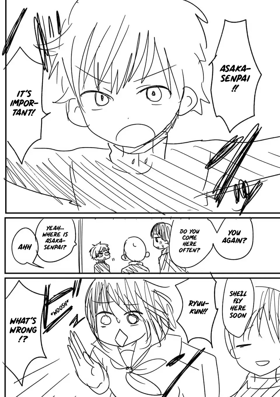 Oredake ni Kamatte Maka-senpai Chapter 1.5 page 4 - Chapter 1.5: Down to serialization