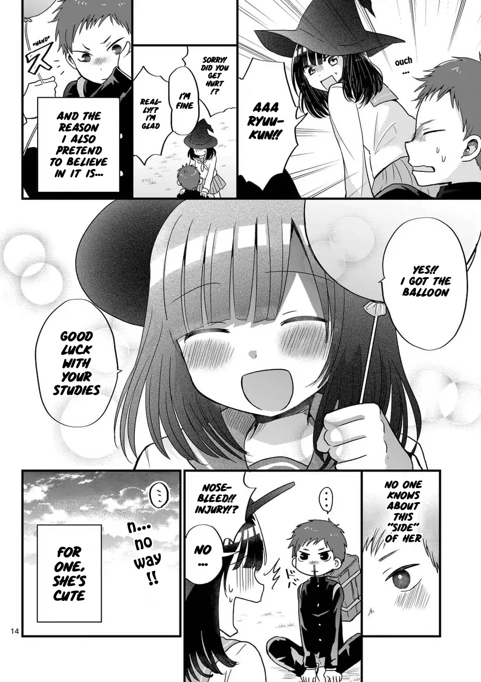 Oredake ni Kamatte Maka-senpai Chapter 1 page 14 - Chapter 1: Flying Broom
