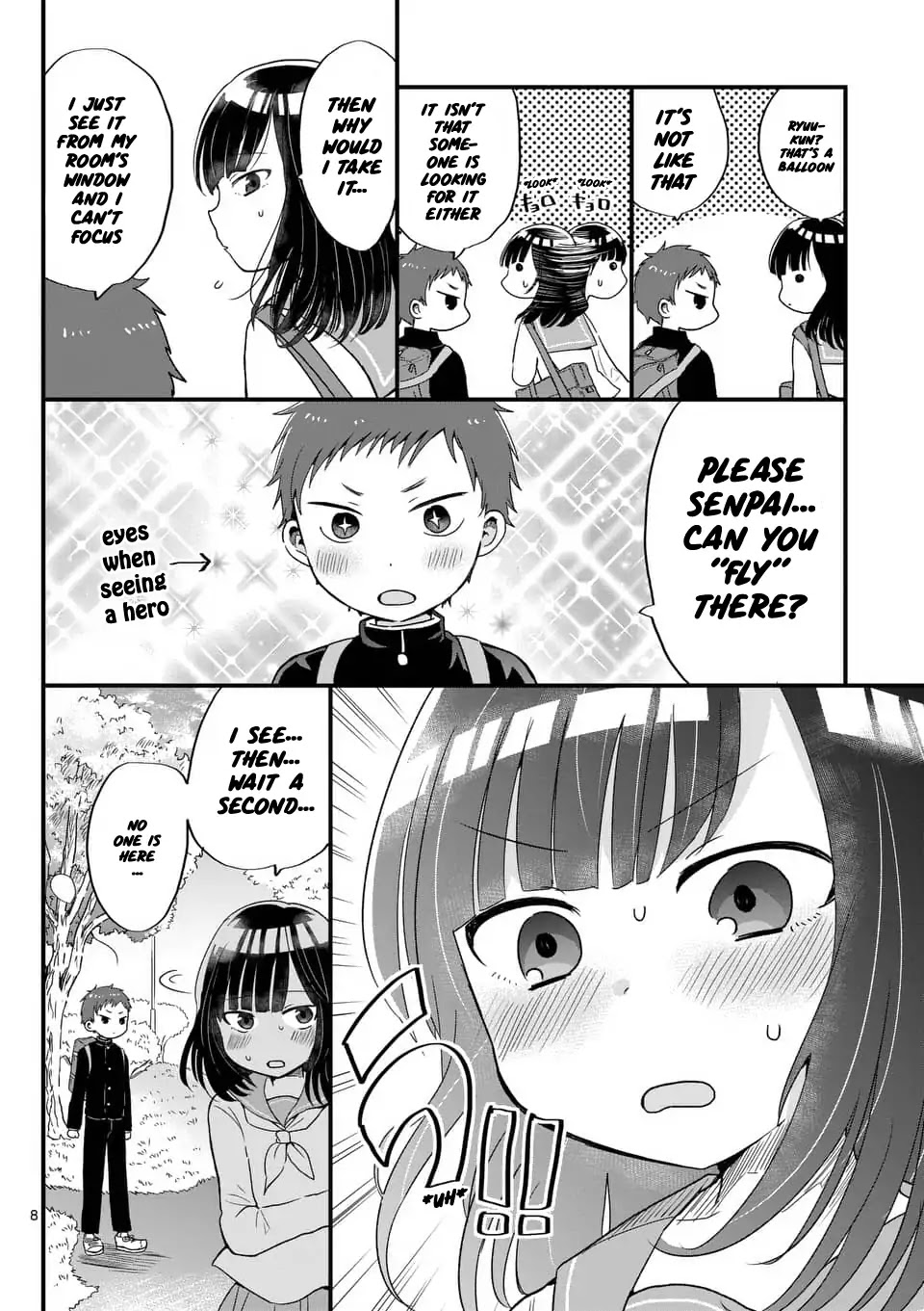 Oredake ni Kamatte Maka-senpai Chapter 1 page 8 - Chapter 1: Flying Broom