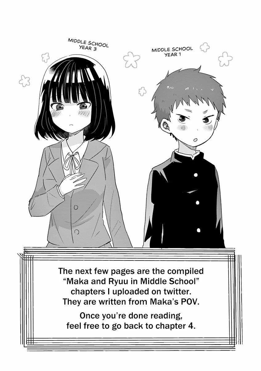 Oredake ni Kamatte Maka-senpai Chapter 19.5 page 1 - Chapter 19.5: Extras