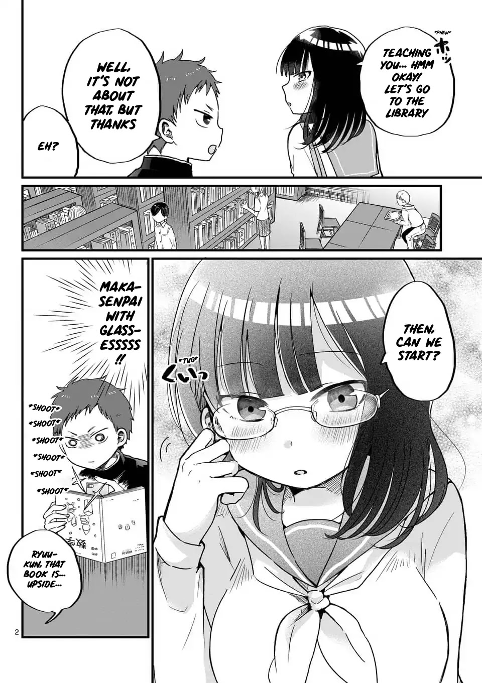 Oredake ni Kamatte Maka-senpai Chapter 2 page 2 - Chapter 2: Cure, cure, heal