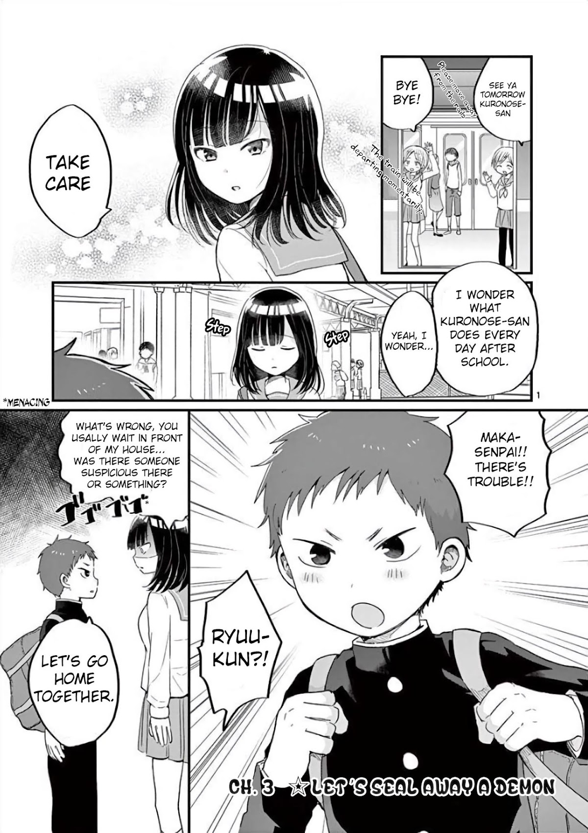 Oredake ni Kamatte Maka-senpai Chapter 3 page 1 - Chapter 3: Let's Seal Away A Demon