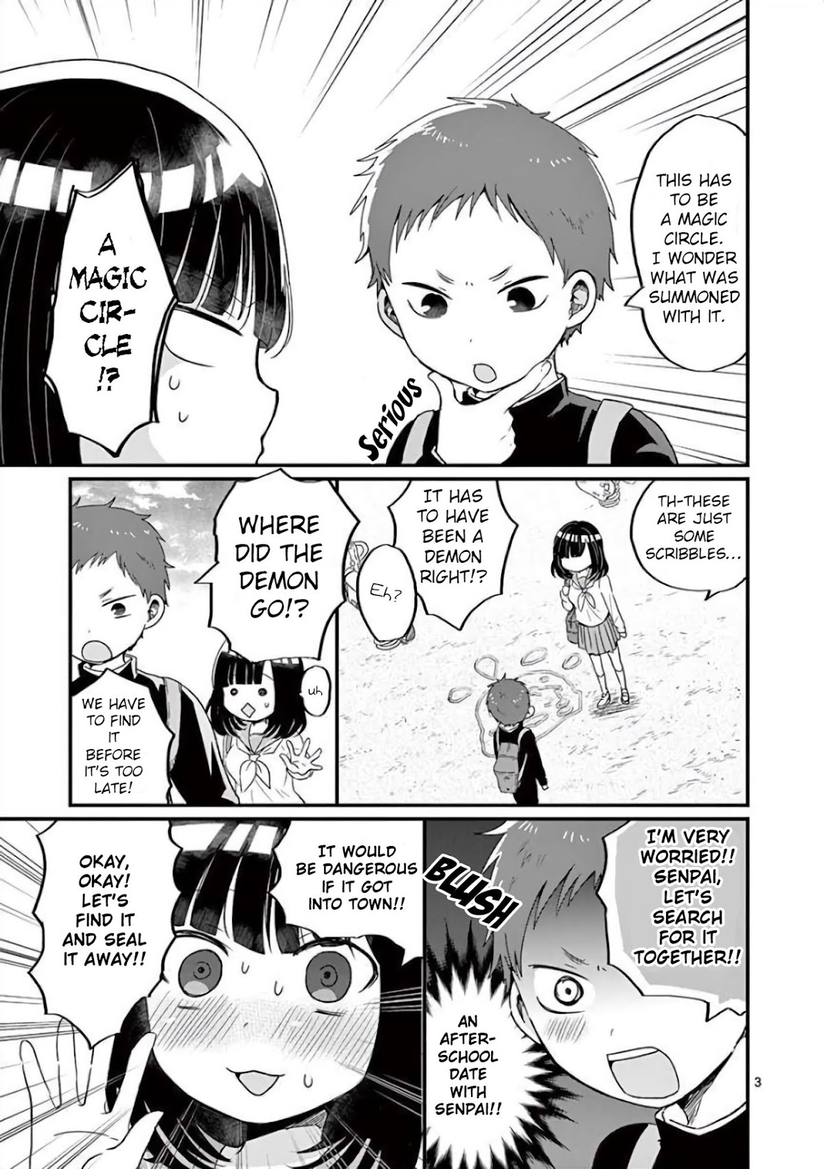 Oredake ni Kamatte Maka-senpai Chapter 3 page 3 - Chapter 3: Let's Seal Away A Demon