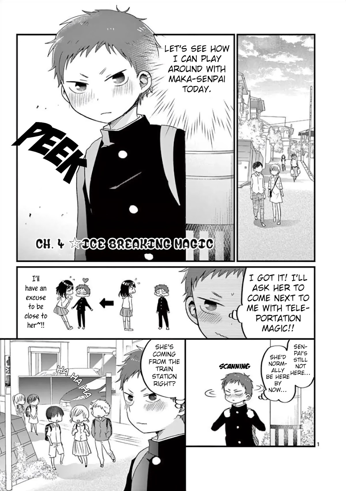 Oredake ni Kamatte Maka-senpai Chapter 4 page 1 - Chapter 4: Ice Breaking Magic