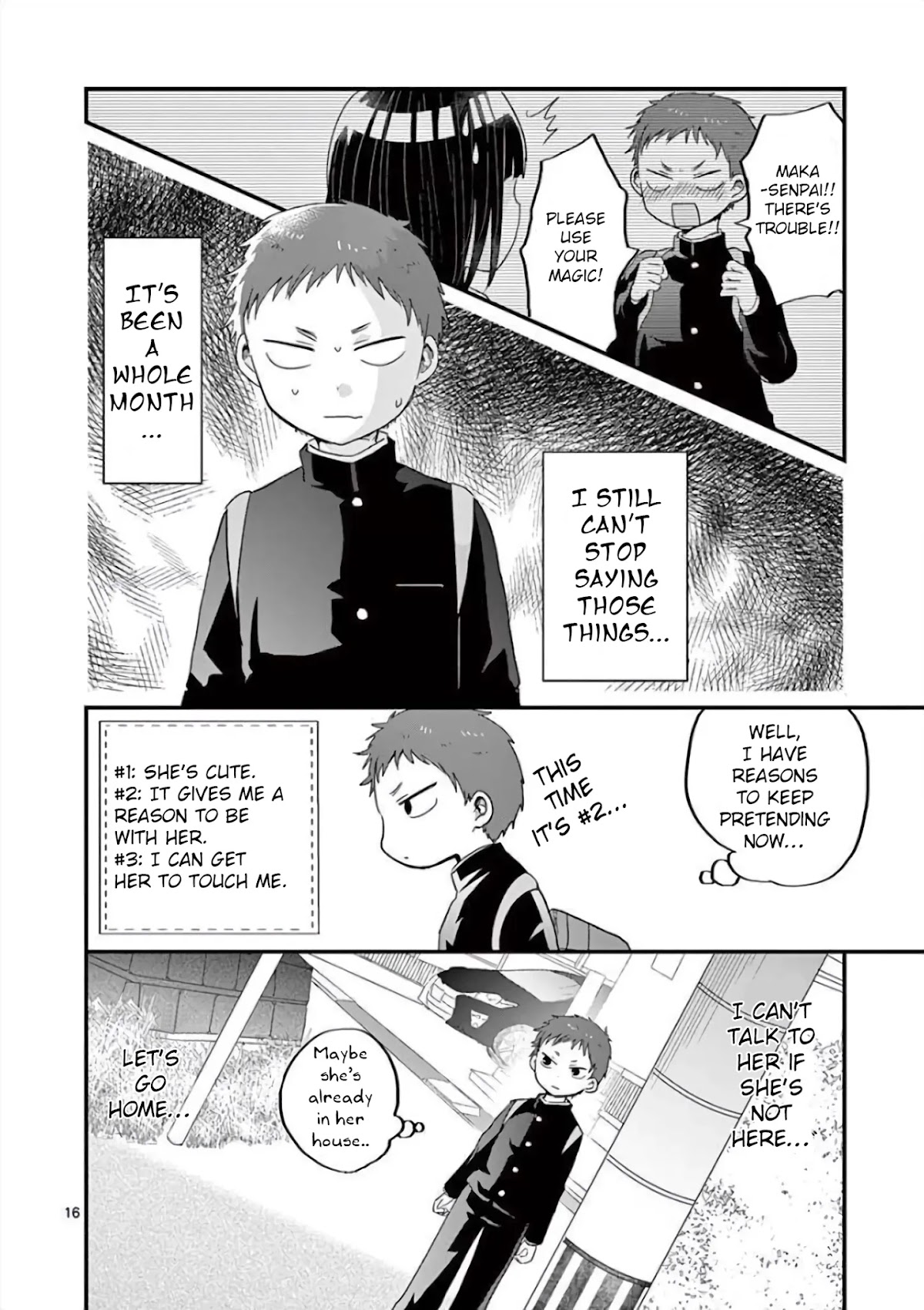 Oredake ni Kamatte Maka-senpai Chapter 4 page 16 - Chapter 4: Ice Breaking Magic