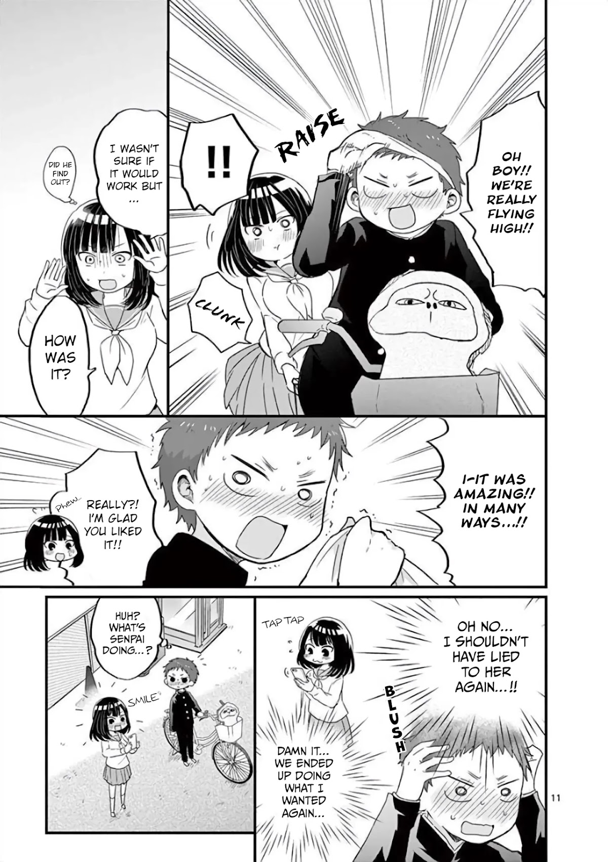 Oredake ni Kamatte Maka-senpai Chapter 5 page 11 - Chapter 5: That thing I saw on DVD