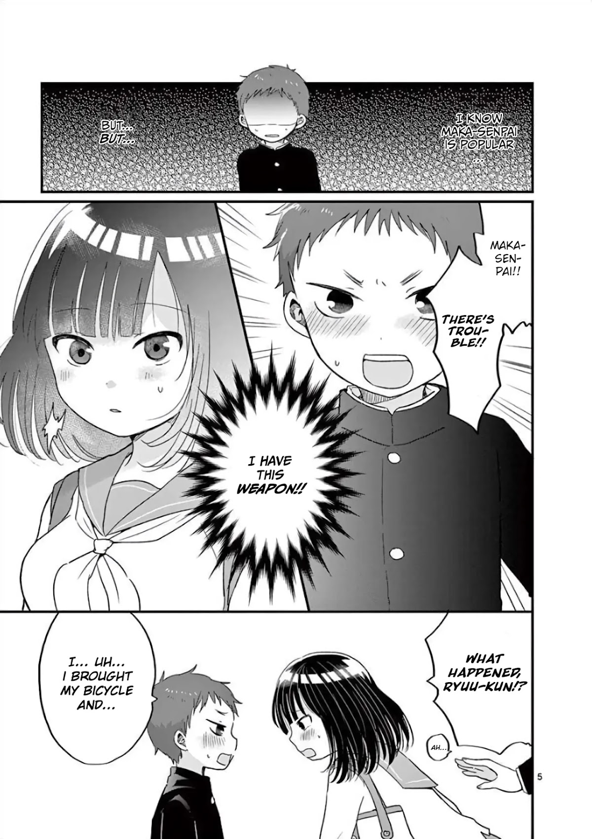 Oredake ni Kamatte Maka-senpai Chapter 5 page 5 - Chapter 5: That thing I saw on DVD