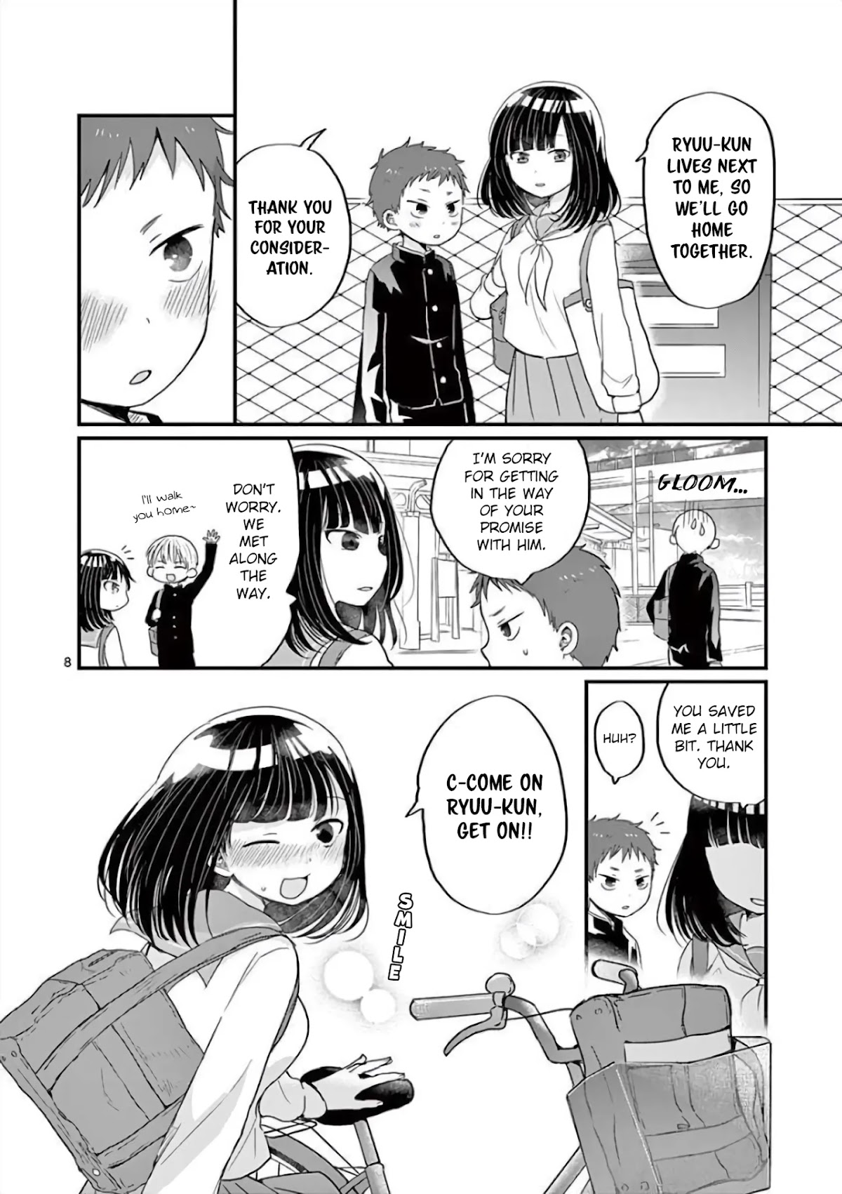 Oredake ni Kamatte Maka-senpai Chapter 5 page 8 - Chapter 5: That thing I saw on DVD