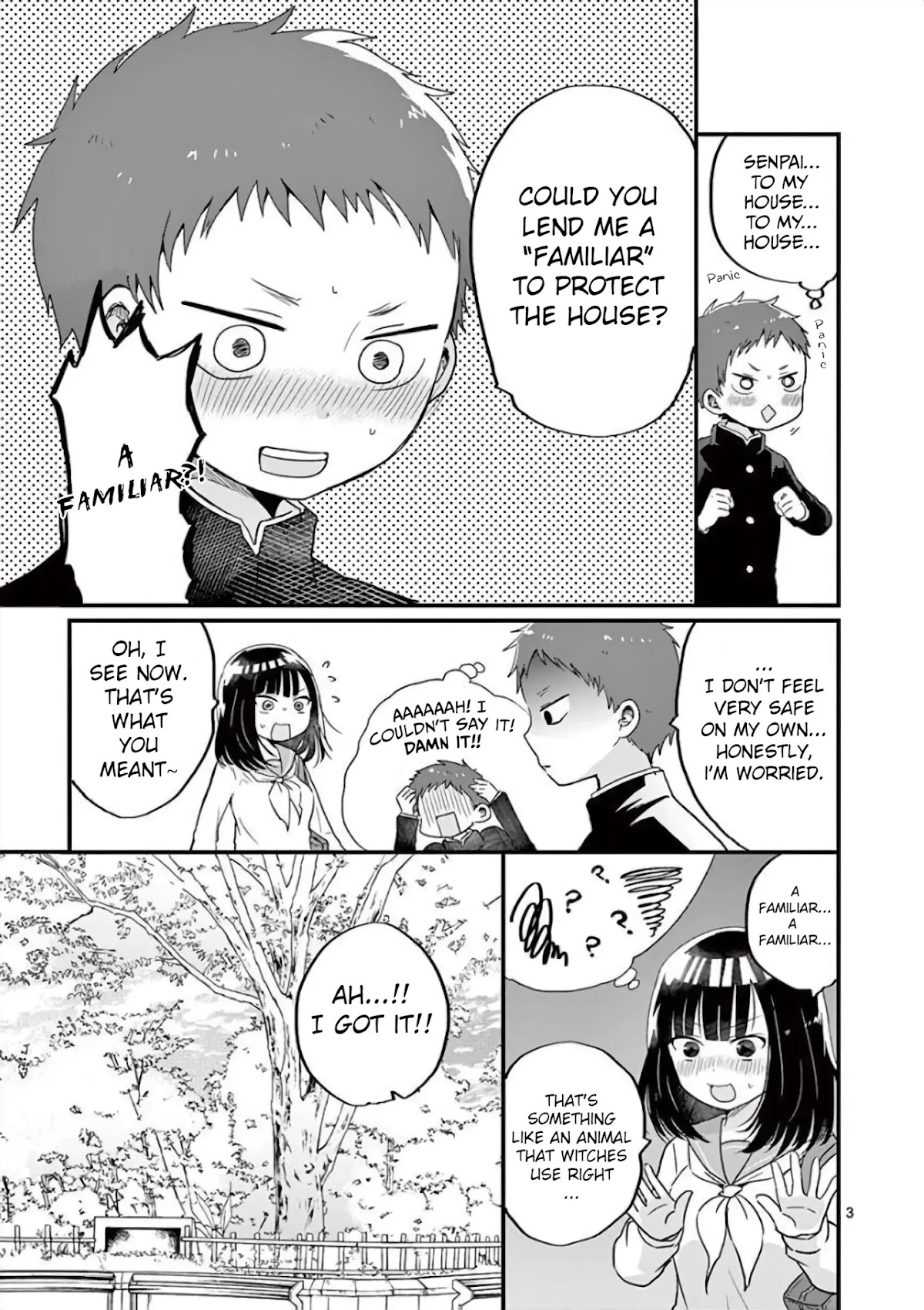 Oredake ni Kamatte Maka-senpai Chapter 6 page 3 - Chapter 6: A Contract with a familiar