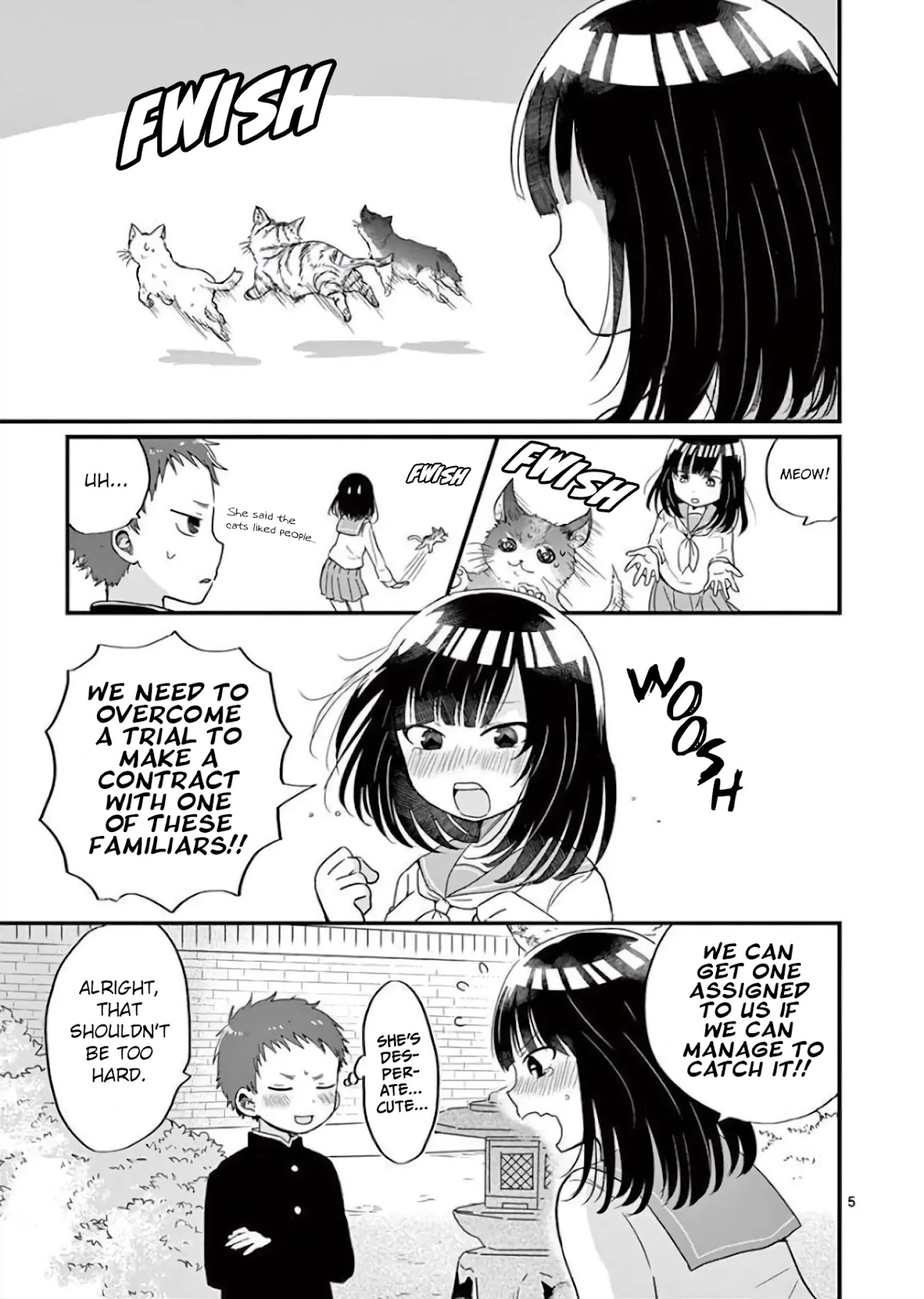 Oredake ni Kamatte Maka-senpai Chapter 6 page 5 - Chapter 6: A Contract with a familiar