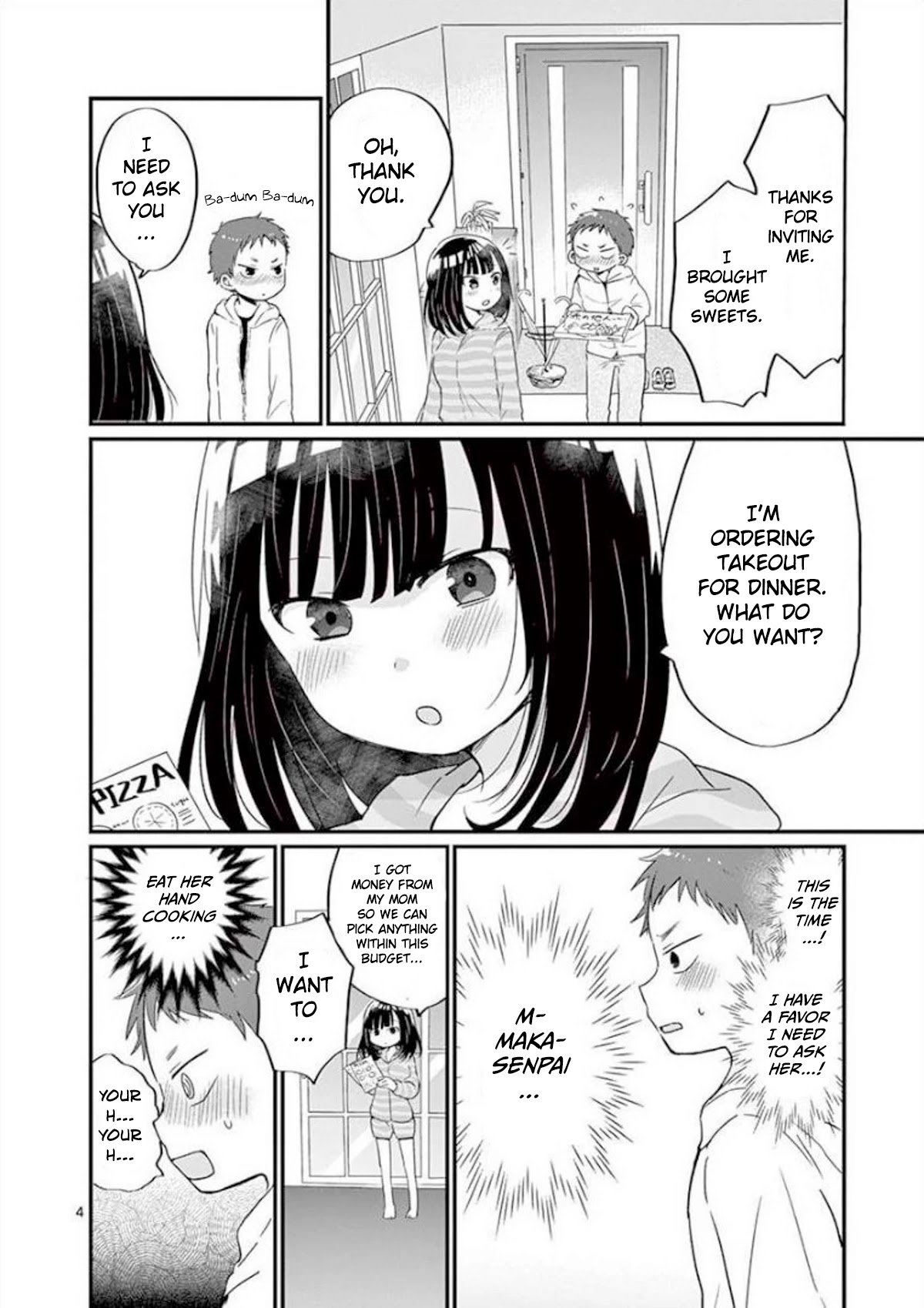 Oredake ni Kamatte Maka-senpai Chapter 7 page 4 - Chapter 7: Things Maka-Senpai isn't good at