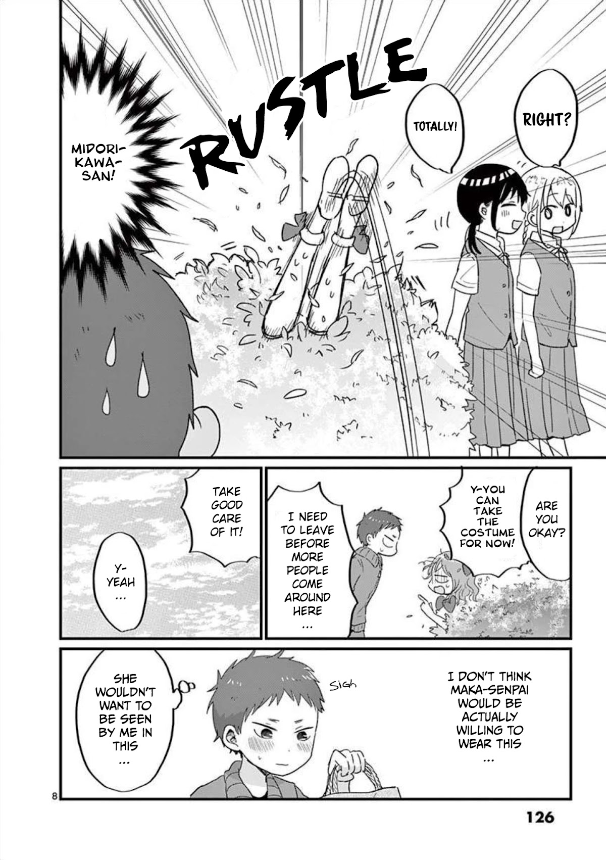 Oredake ni Kamatte Maka-senpai Chapter 9 page 9 - Chapter 9: New Costume Reveal