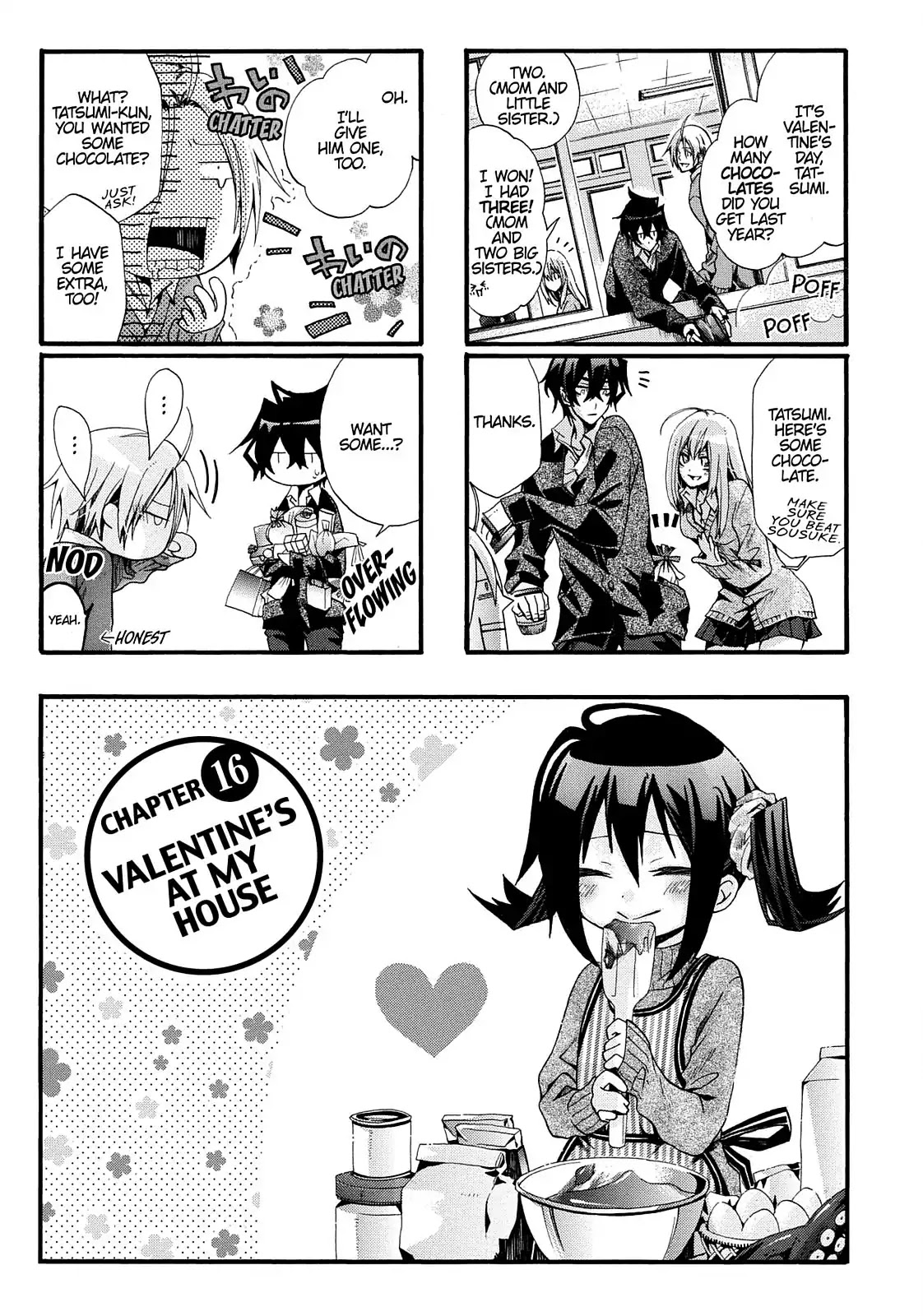 Orenchi no Furo Jijou Chapter 16 page 6 - Chapter 16: Valentine's at My House