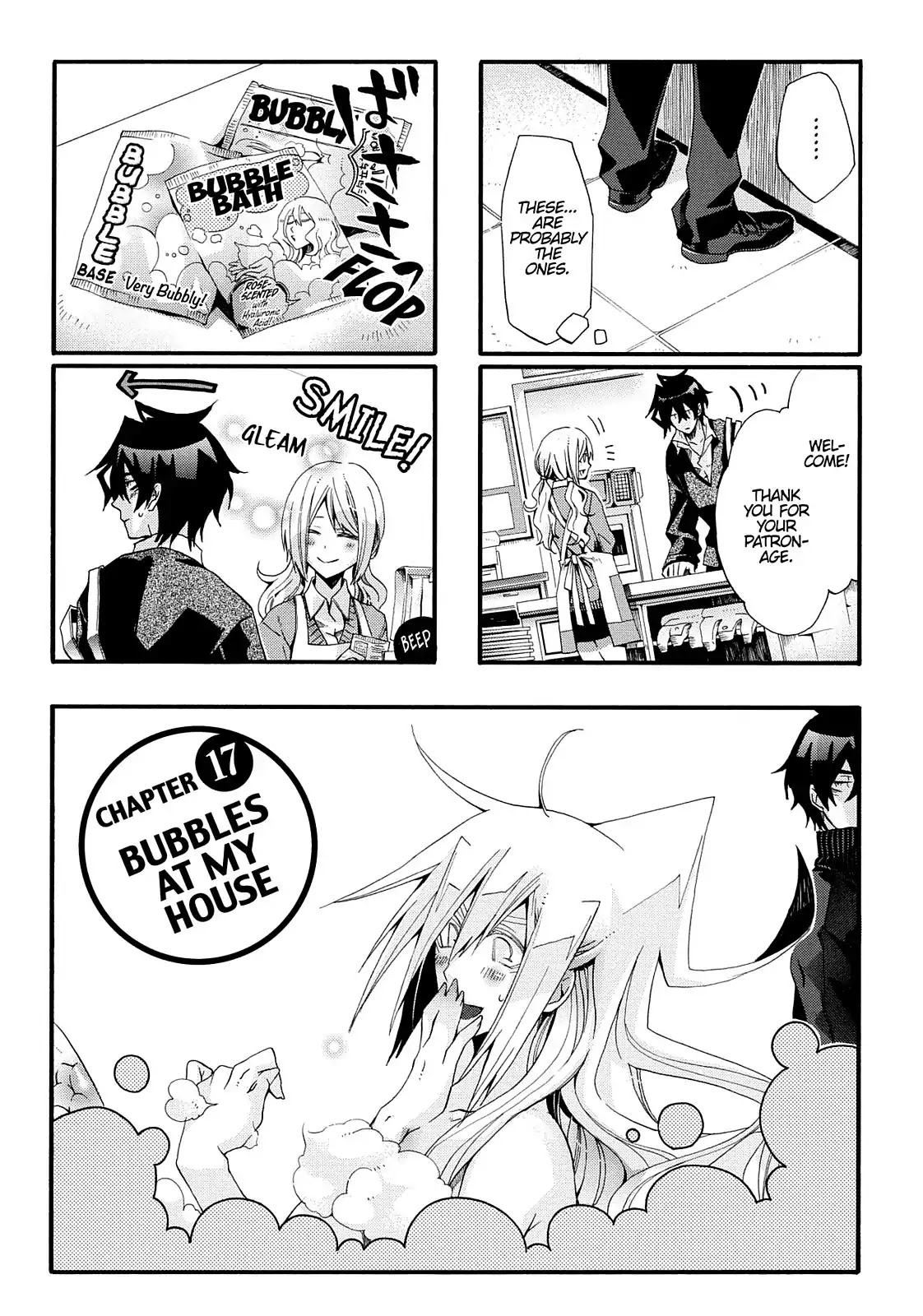 Orenchi no Furo Jijou Chapter 17 page 1 - Chapter 17: Bubbles at My House