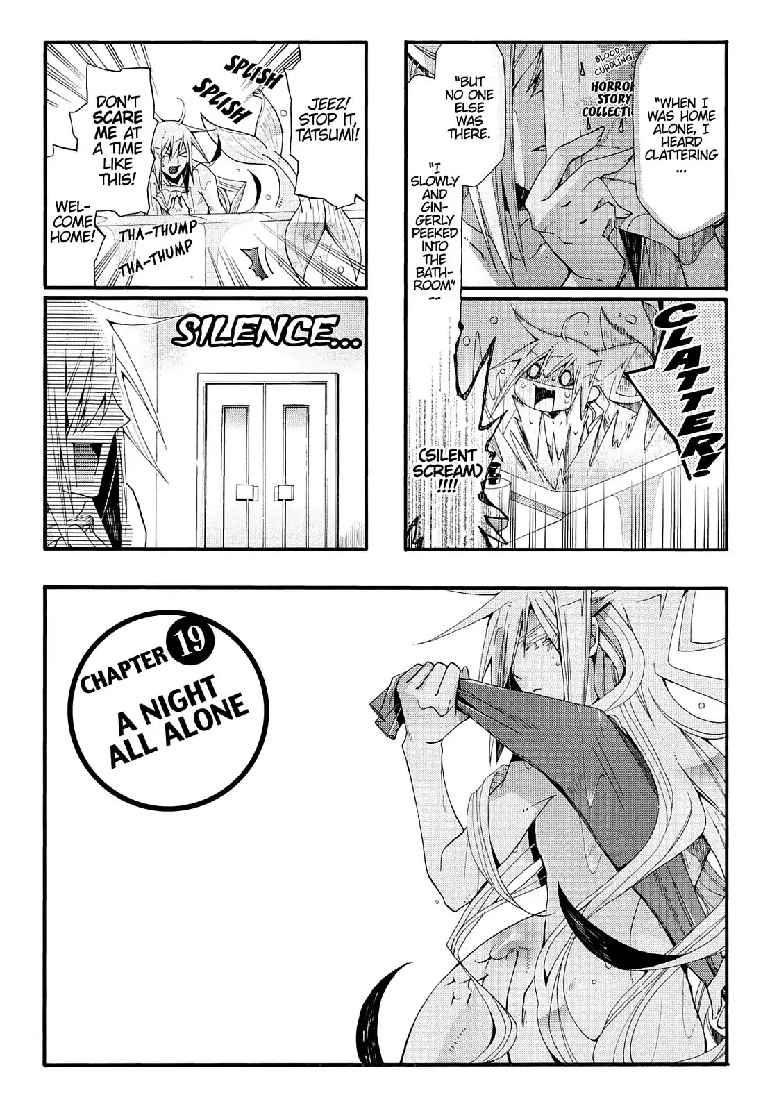 Orenchi no Furo Jijou Chapter 19 page 1 - Chapter 19: A Night All Alone