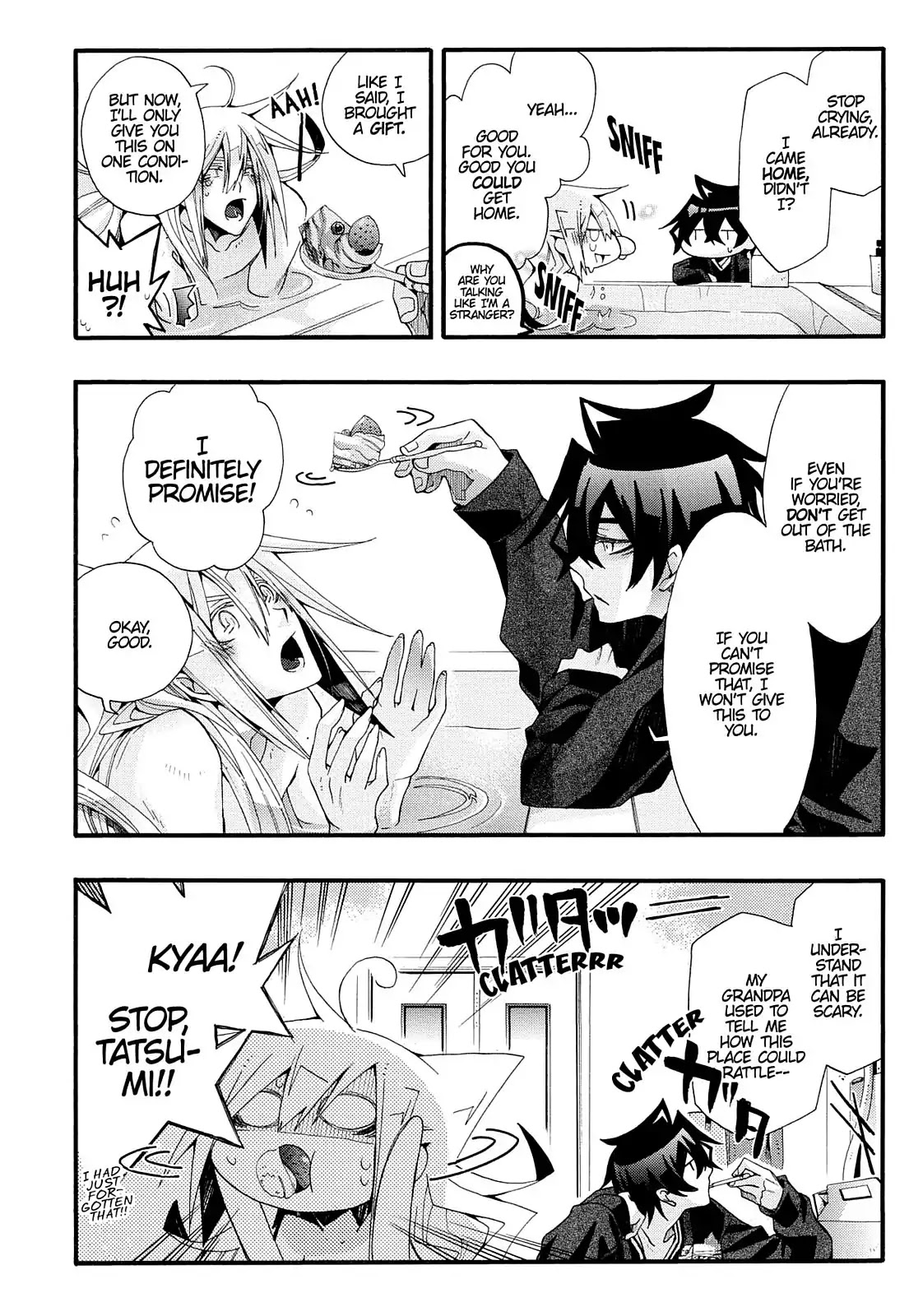 Orenchi no Furo Jijou Chapter 19 page 8 - Chapter 19: A Night All Alone